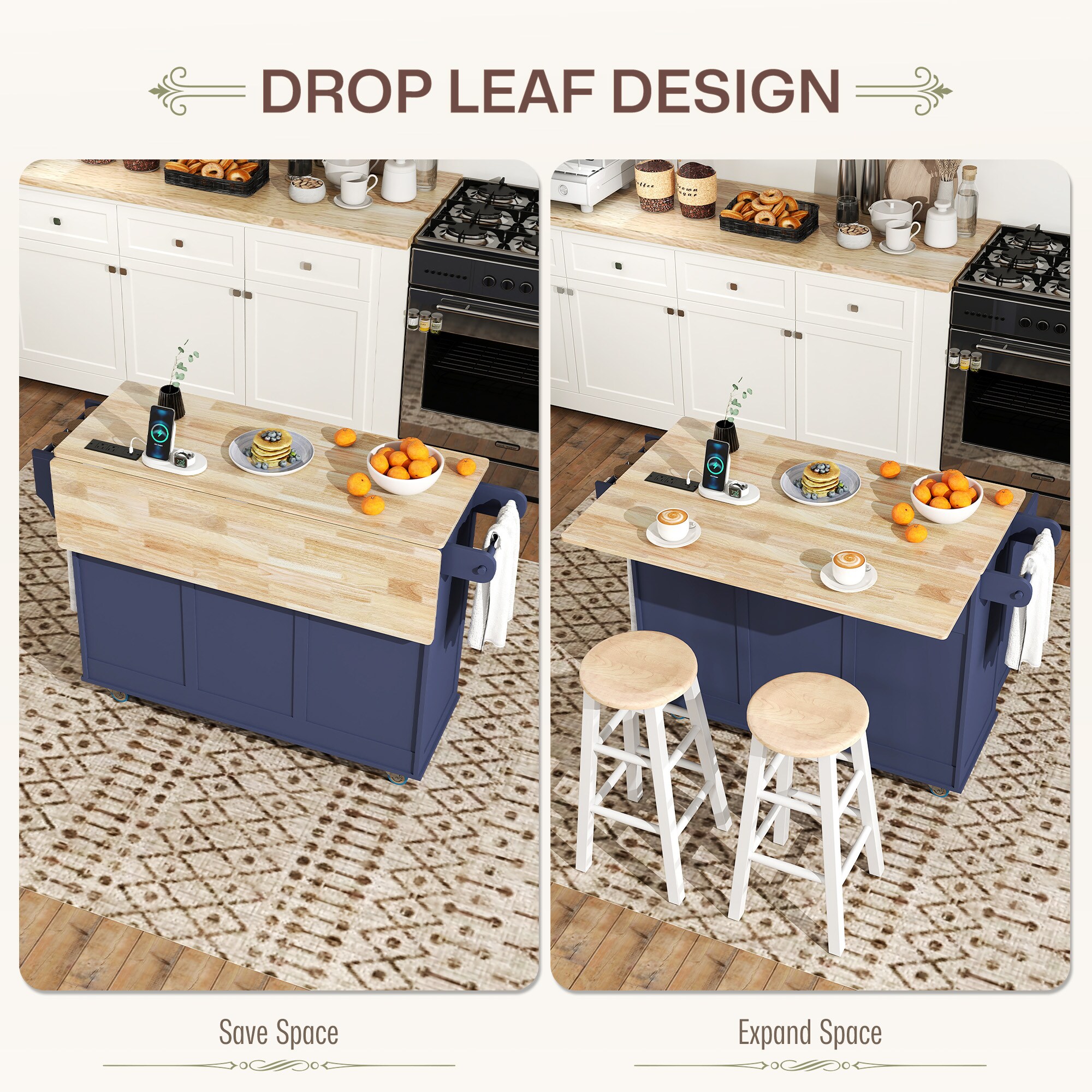 HomCom 801-391V80DB Kitchen-Furniture - View #9