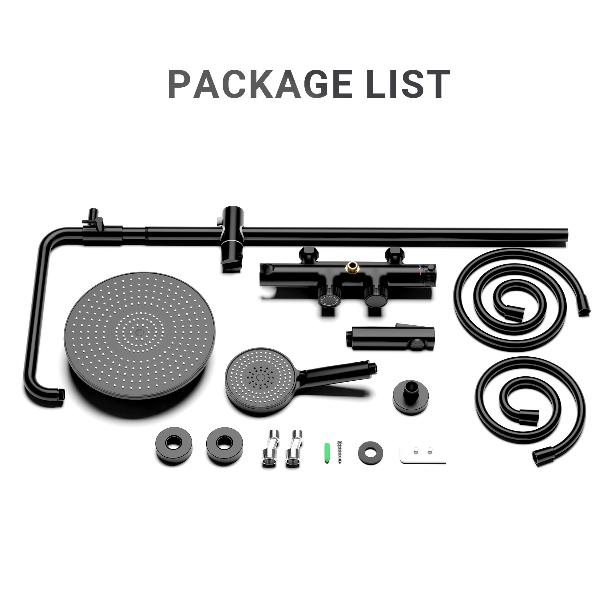 Mondawe AM-S0082C-10GB Showerhead-Bar-Panels - View #15
