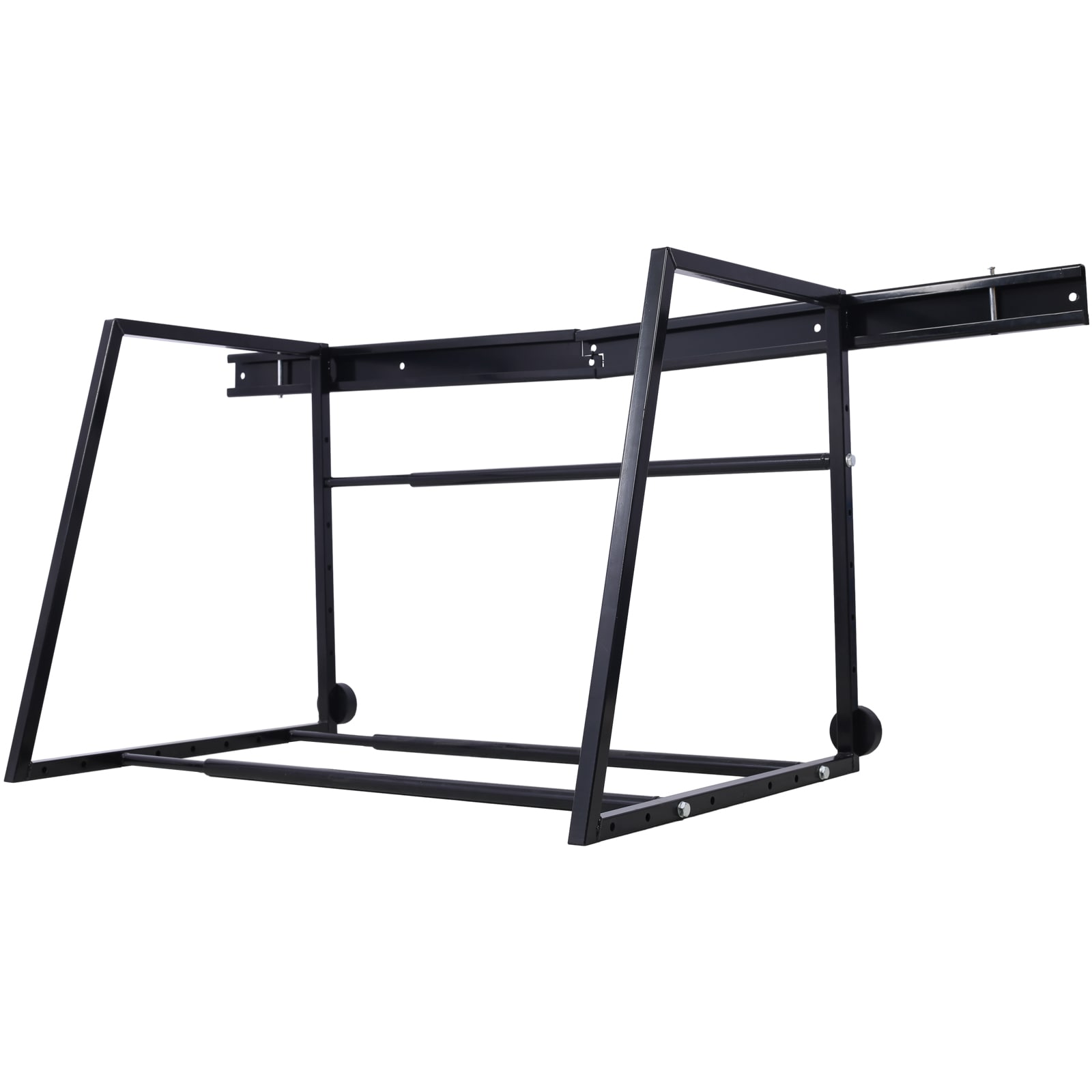Kahomvis GH-QP214-328 Heavy Duty Adjustable Garage Wall Multi-tire Rack Storage, Black