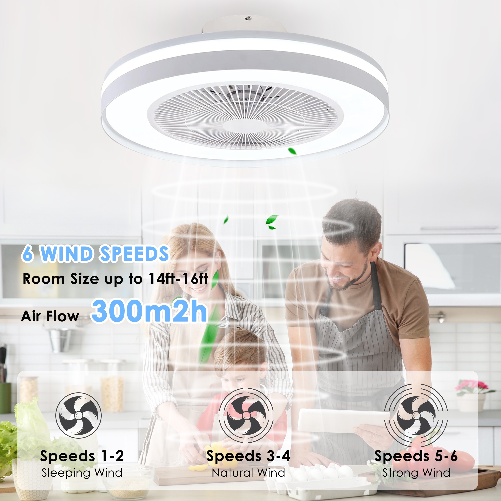 Humhold WMTXFSD-C01-WT-2 Ceiling-Fans - View #3