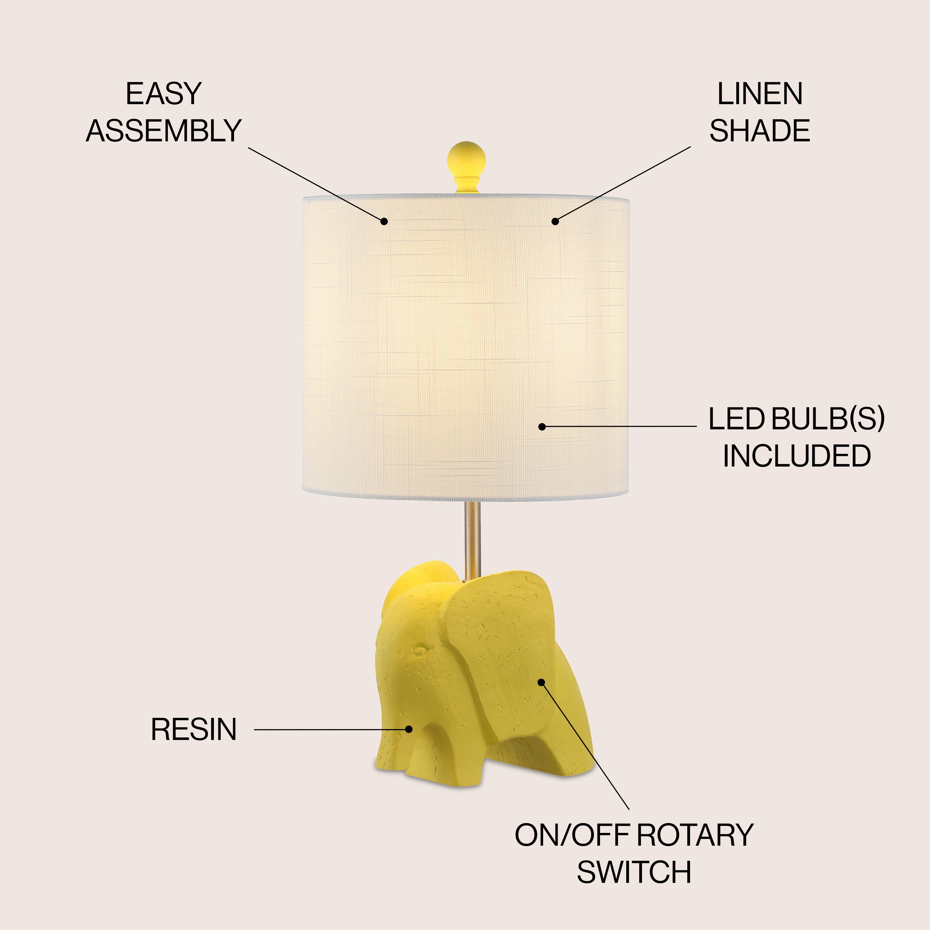 JONATHAN  Y JYL1143C Table-Lamps - View #3