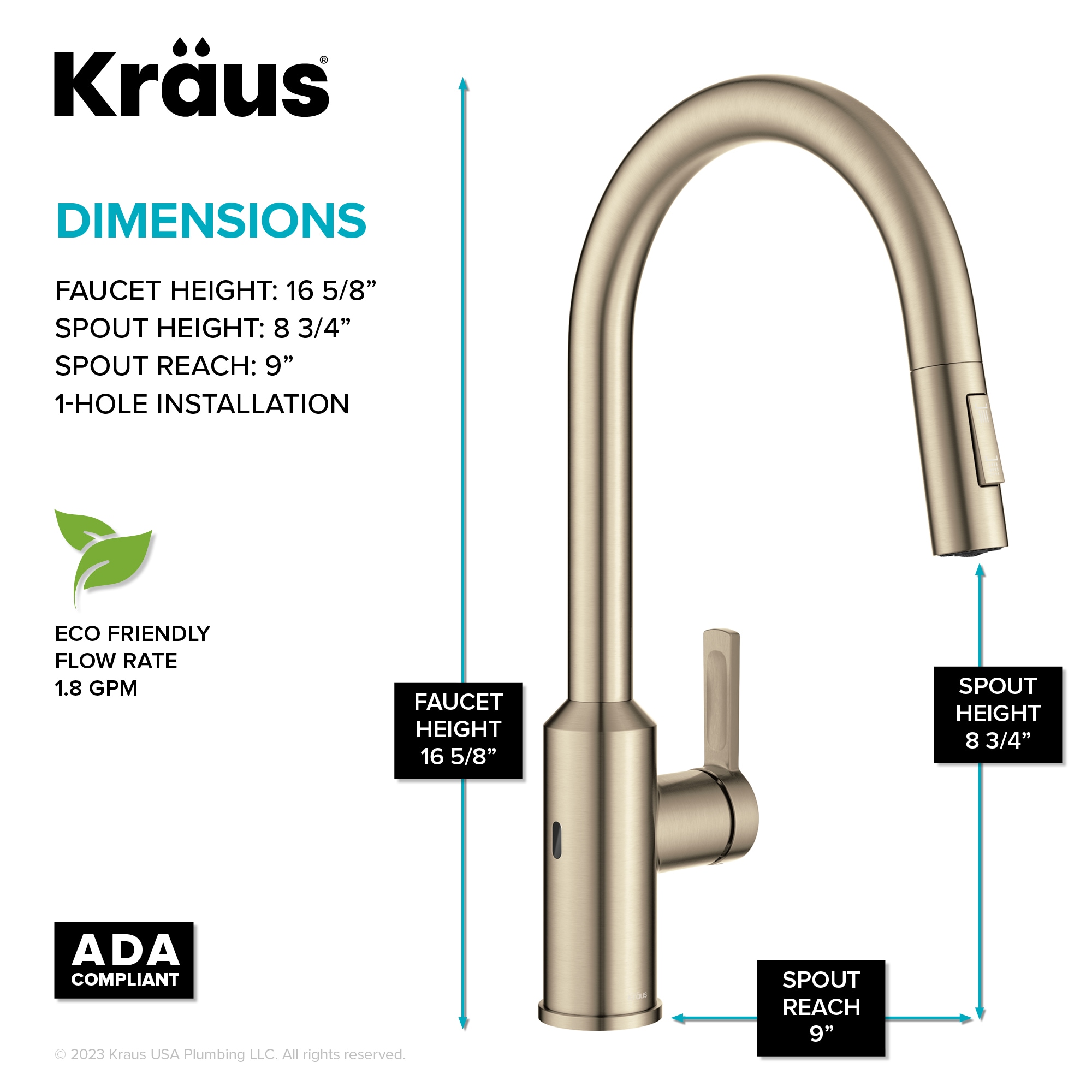 Kraus KSF-2830SFACB Kitchen-Faucets - View #7