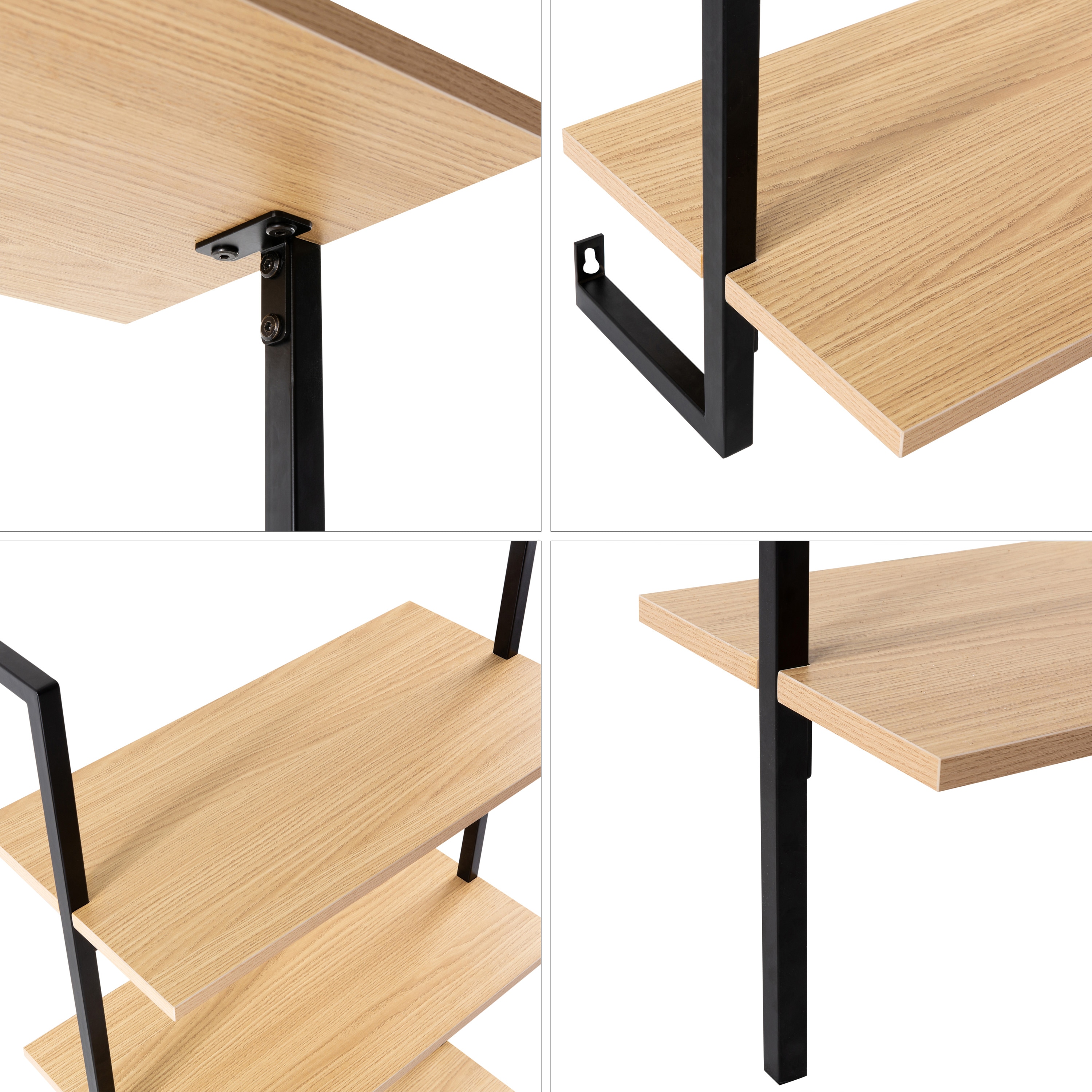 happimess MSH1000B Wall-Mounted-Shelving - View #5