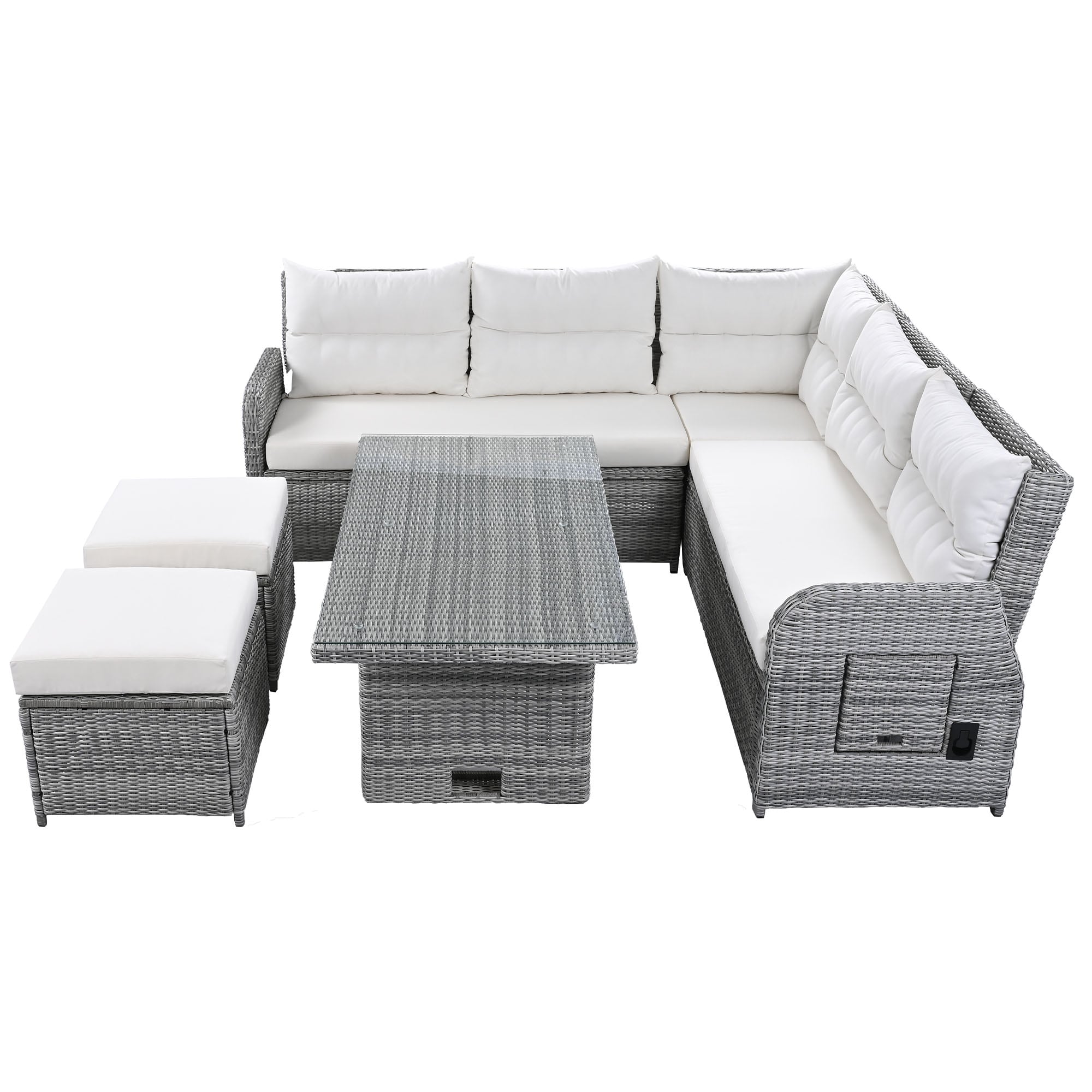 SINOFURN SYA690009GY Patio-Sofas-Daybeds - View #10