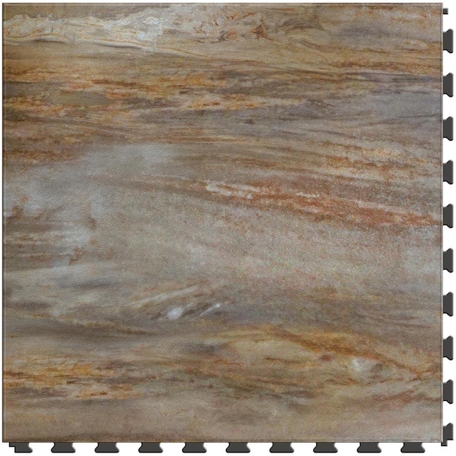 Perfection Floor Tile Stone Creek Collection Petrified Wood/Satin Vinyl Tile Sample Perfection Floor Tile Stone Creek Collection Petrified Wood/Satin Vinyl Tile Sample