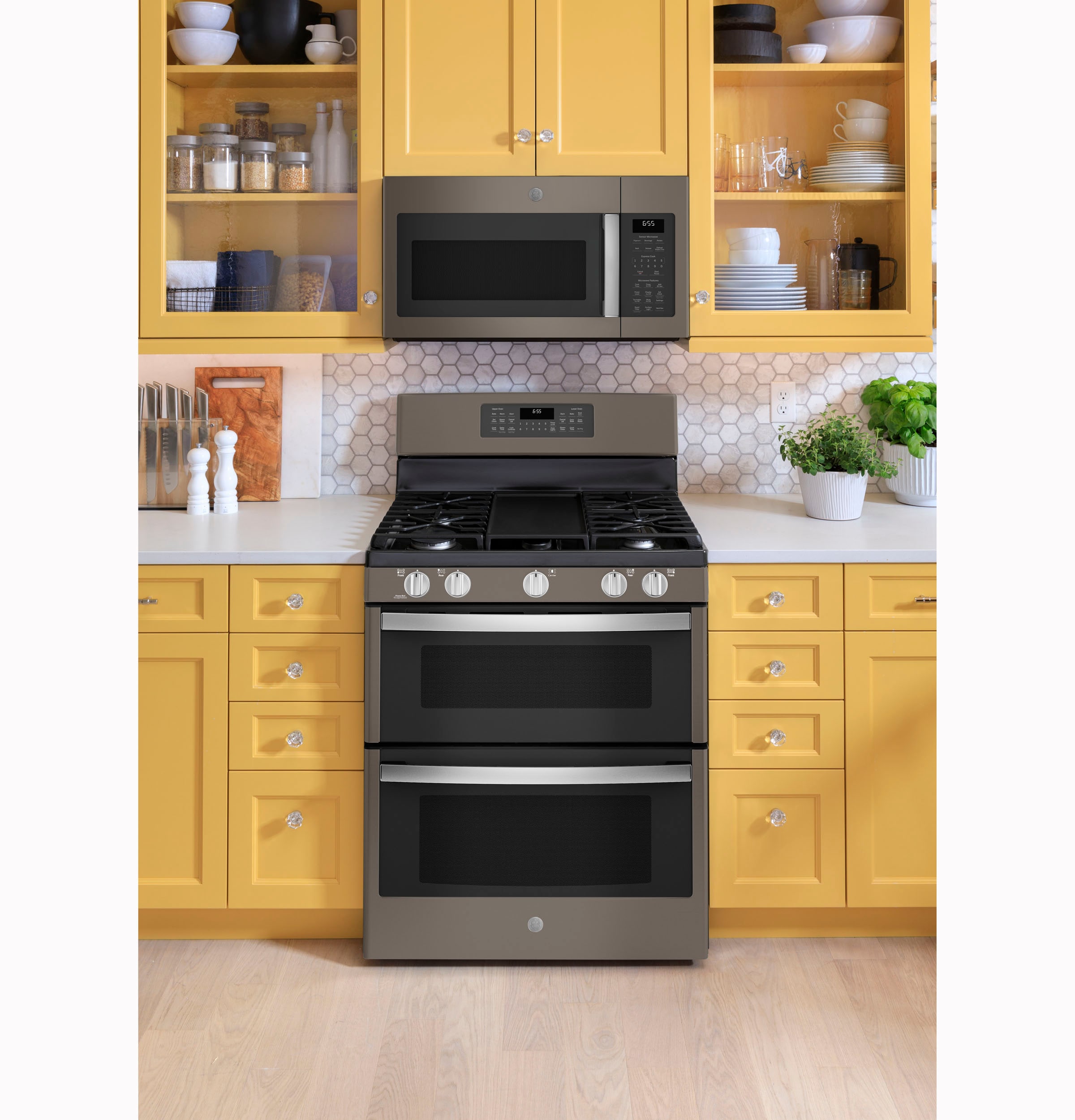 UPDATE: ideal clearance between OTR microwave & stovetop. Lowe's kitchen  remodel. 