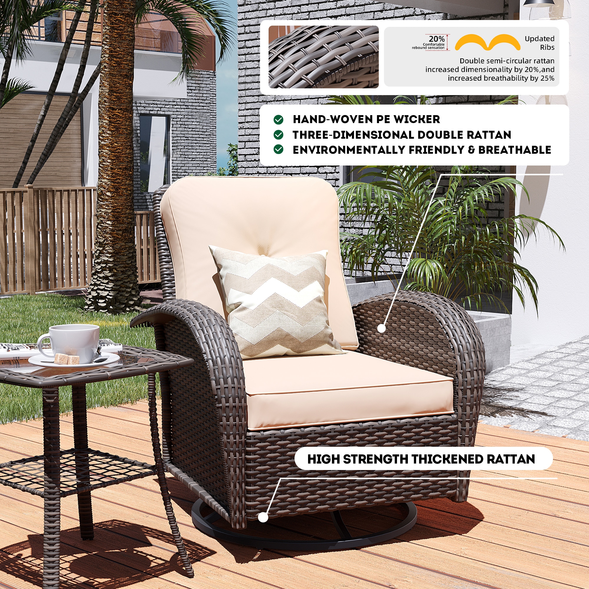 Patio Watcher LS-RT7-Y11-B1 Patio-Chairs - View #7