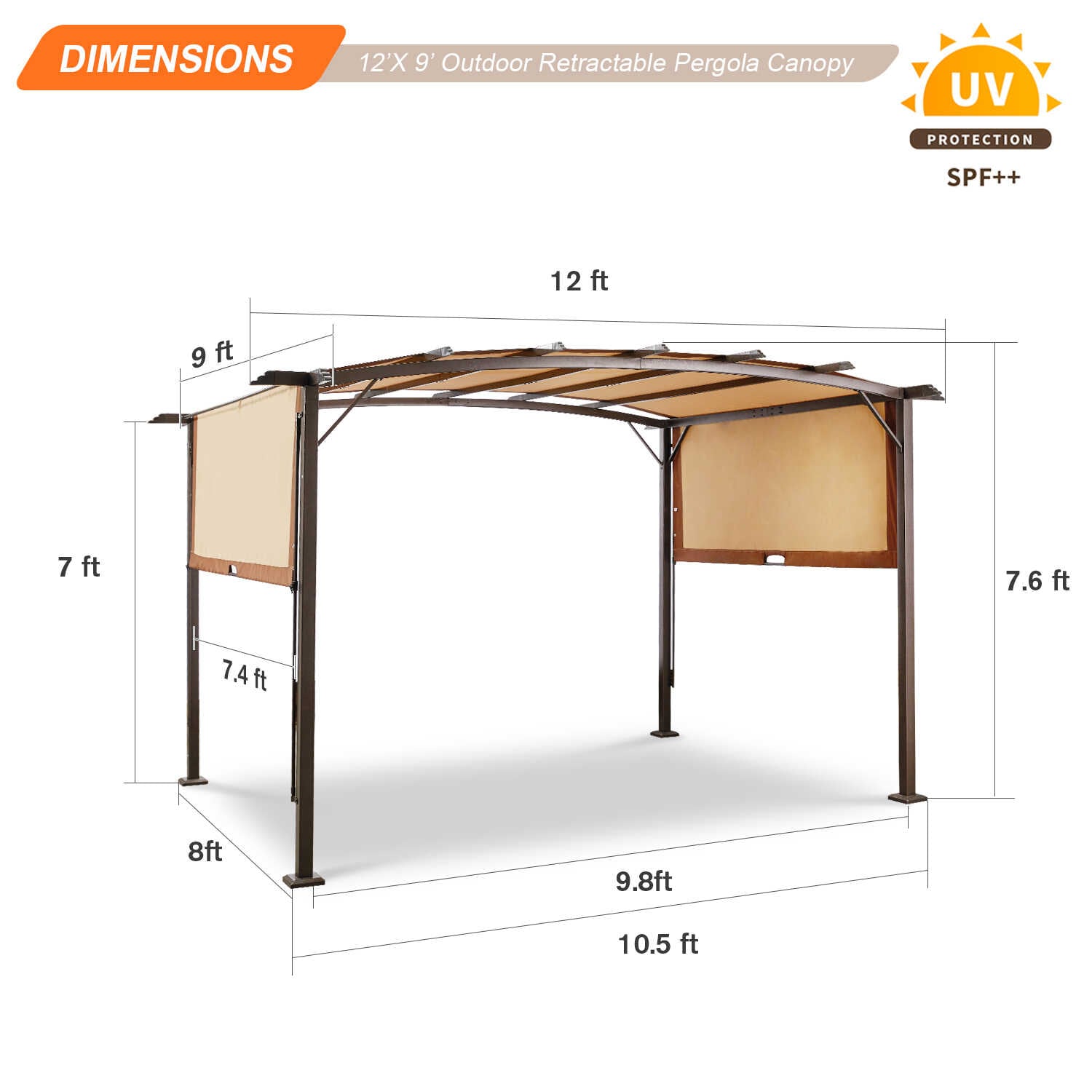 AECOJOY 16033BG-LS02 Wood-Resin-Gazebos - View #4