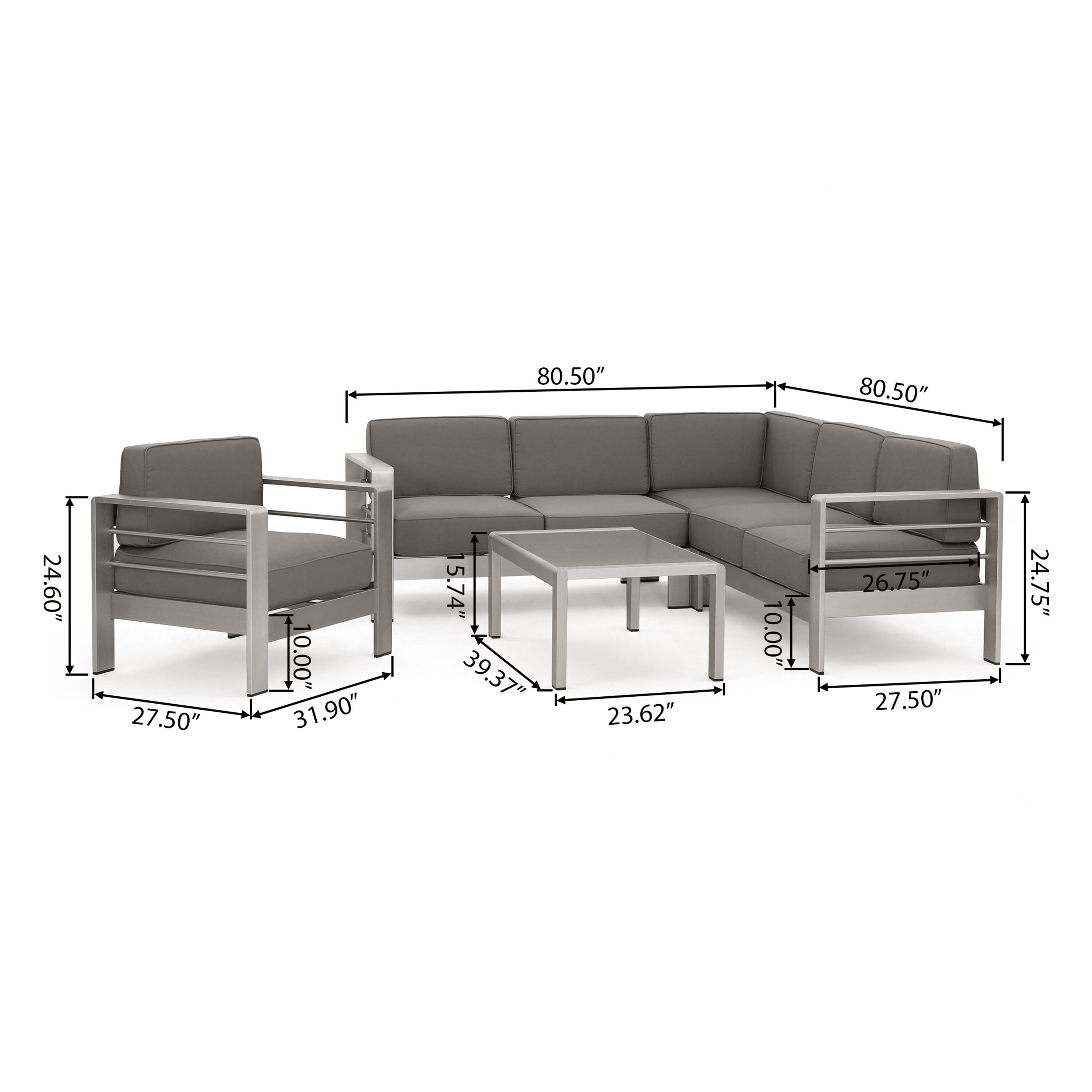 Christopher Knight Home 296672 Patio-Sofas-Daybeds - View #2