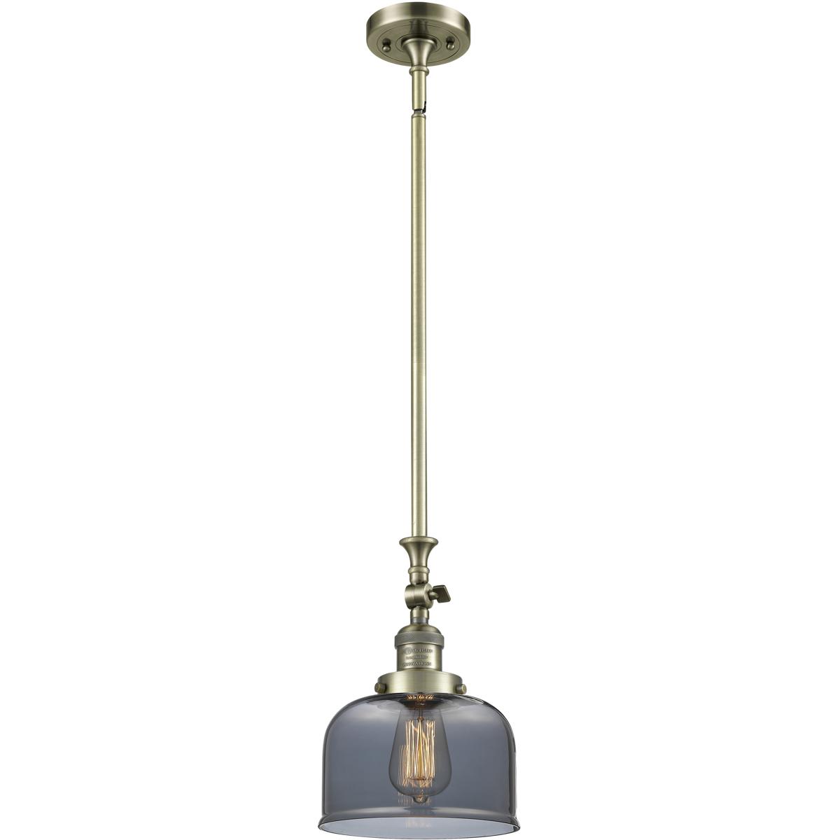 Innovations Lighting 1357657 206-AB-G73-LED Franklin Restoration Bell Mini Pendant