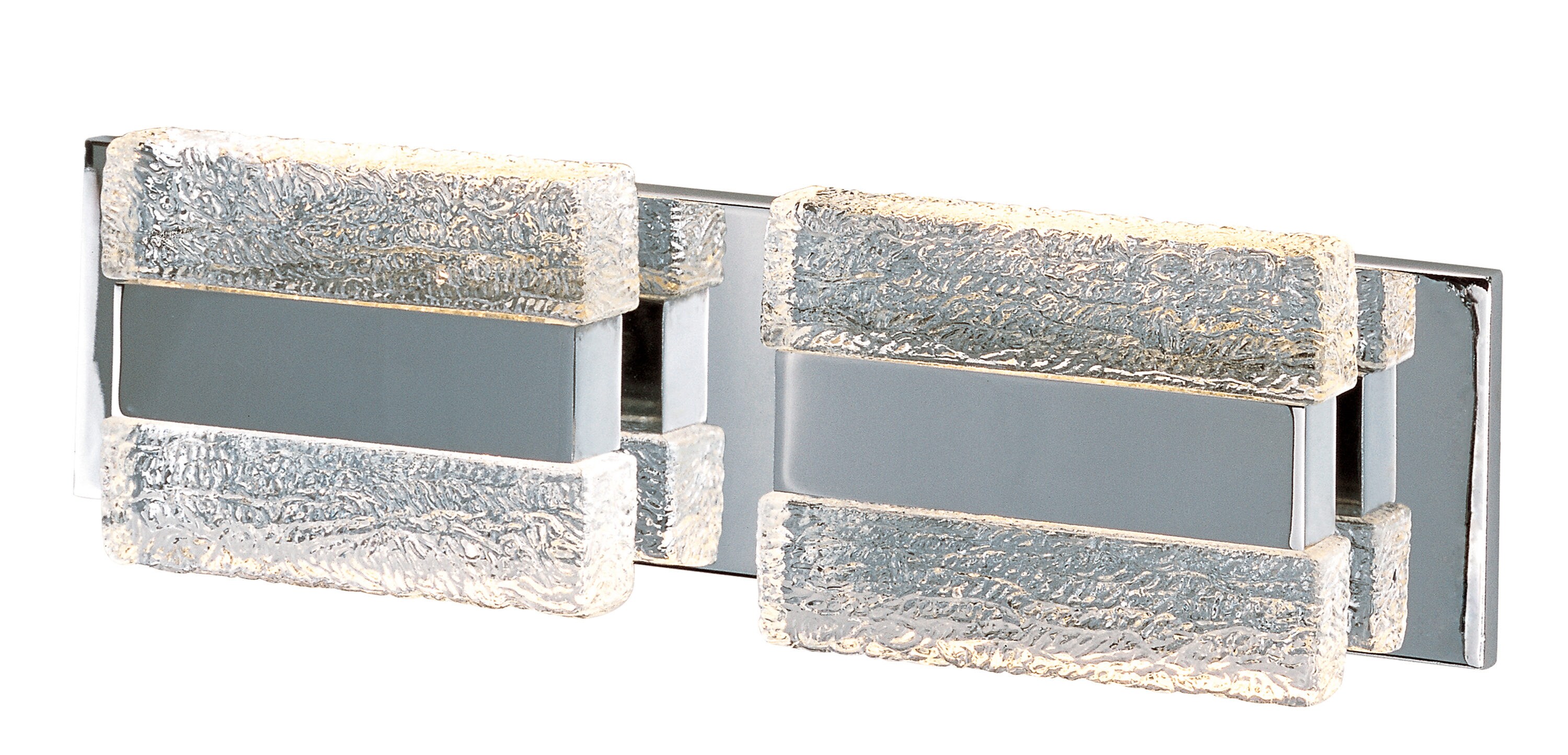 Maxim Lighting 39622IBPC Ice 19-in 4-Light Polished Chrome LED Modern/Contemporary Vanity Light