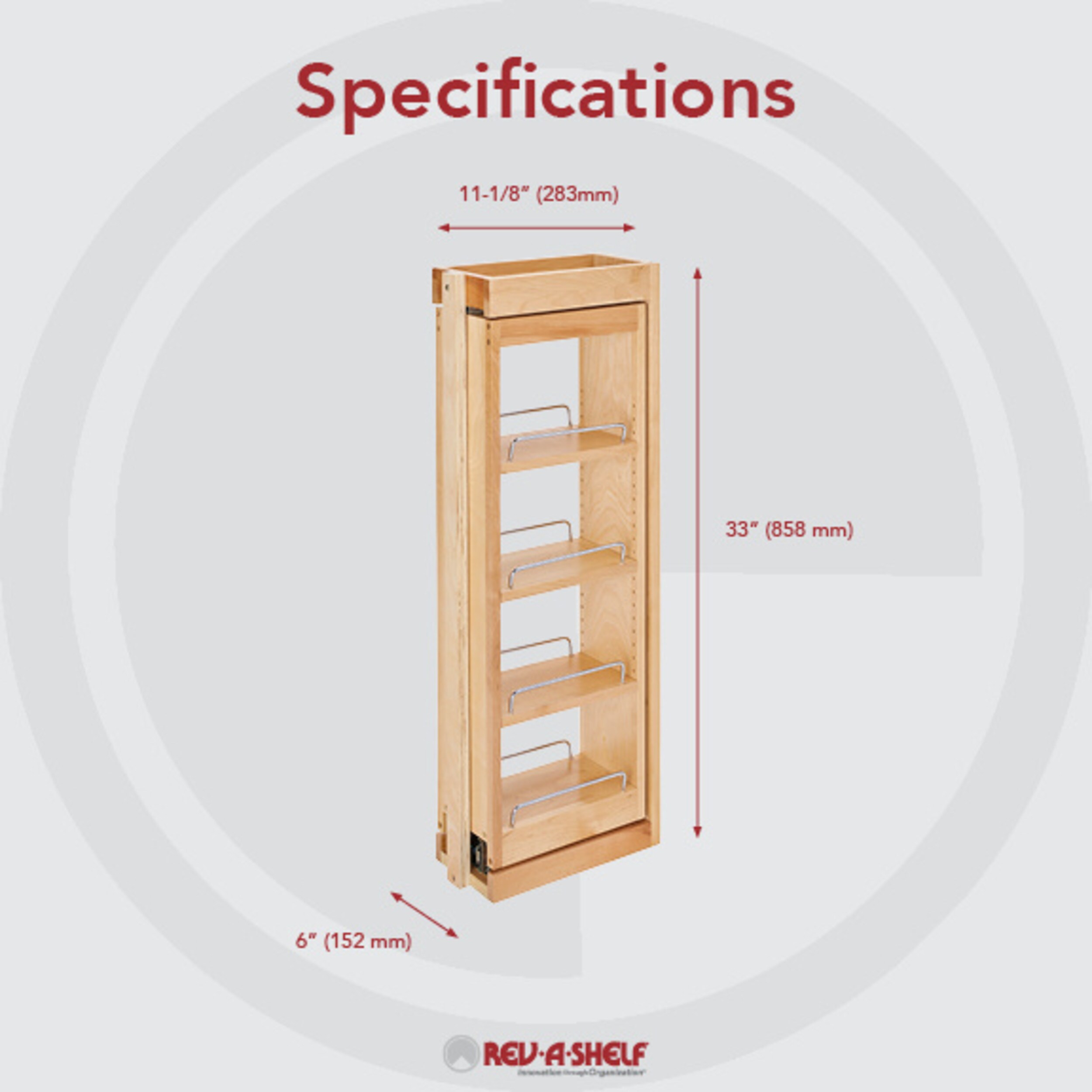  3 4 5 6 Tier Small Bathroom Storage Cabinet, 6.3in