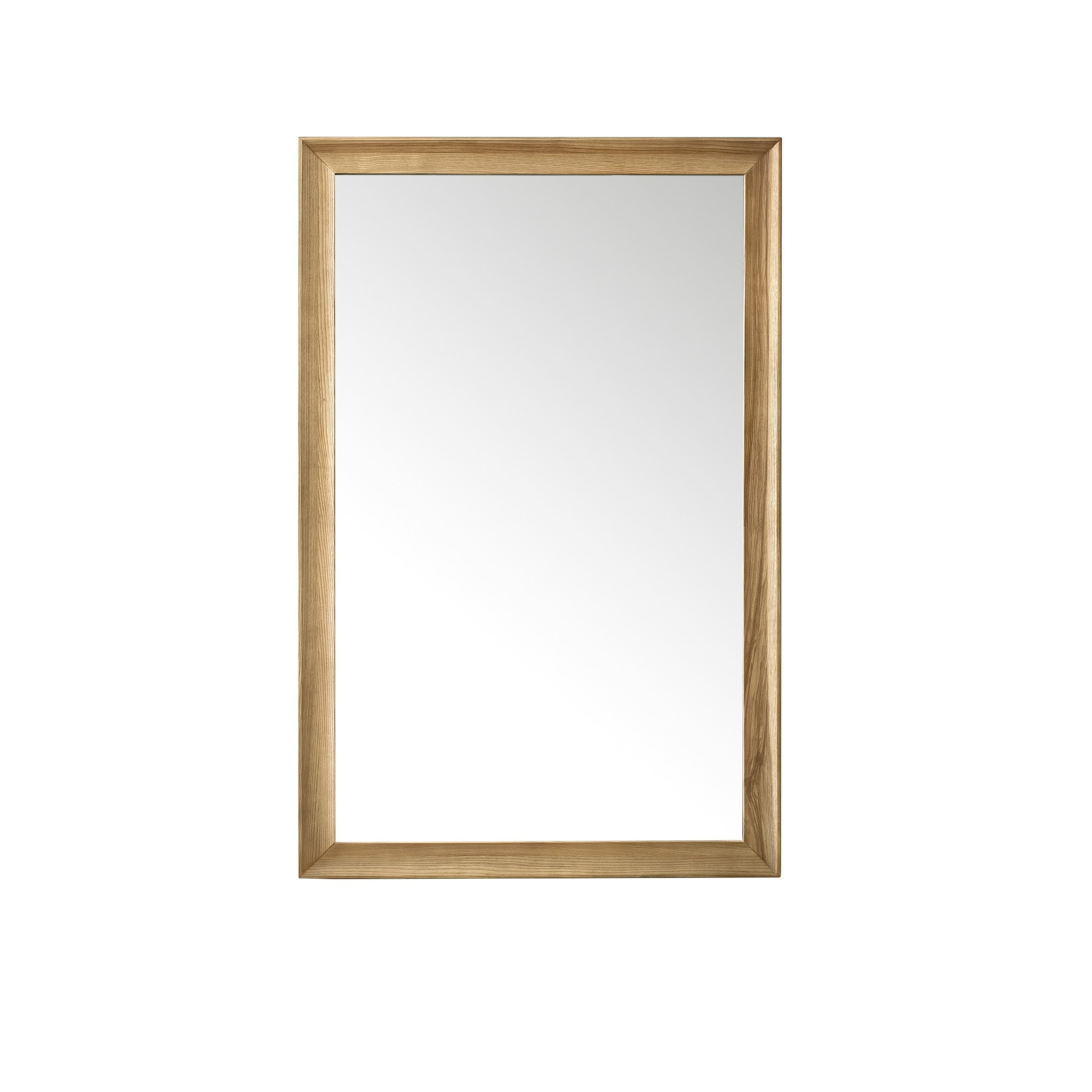 Glenbrooke 26" x 40" Natural Walnut Wood Vanity Mirror