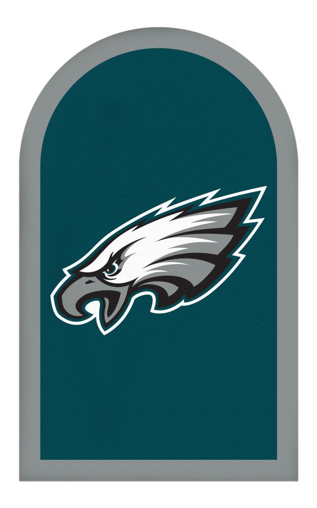 Applied Icon Philadelphia Eagles 6-in x 5-1/4-in Aluminum