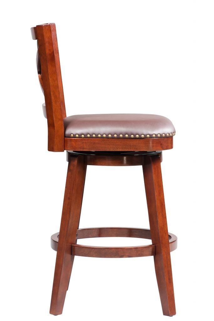 Boraam Industries Broadmoor Brown/Cherry 29.75-in H Bar height ...