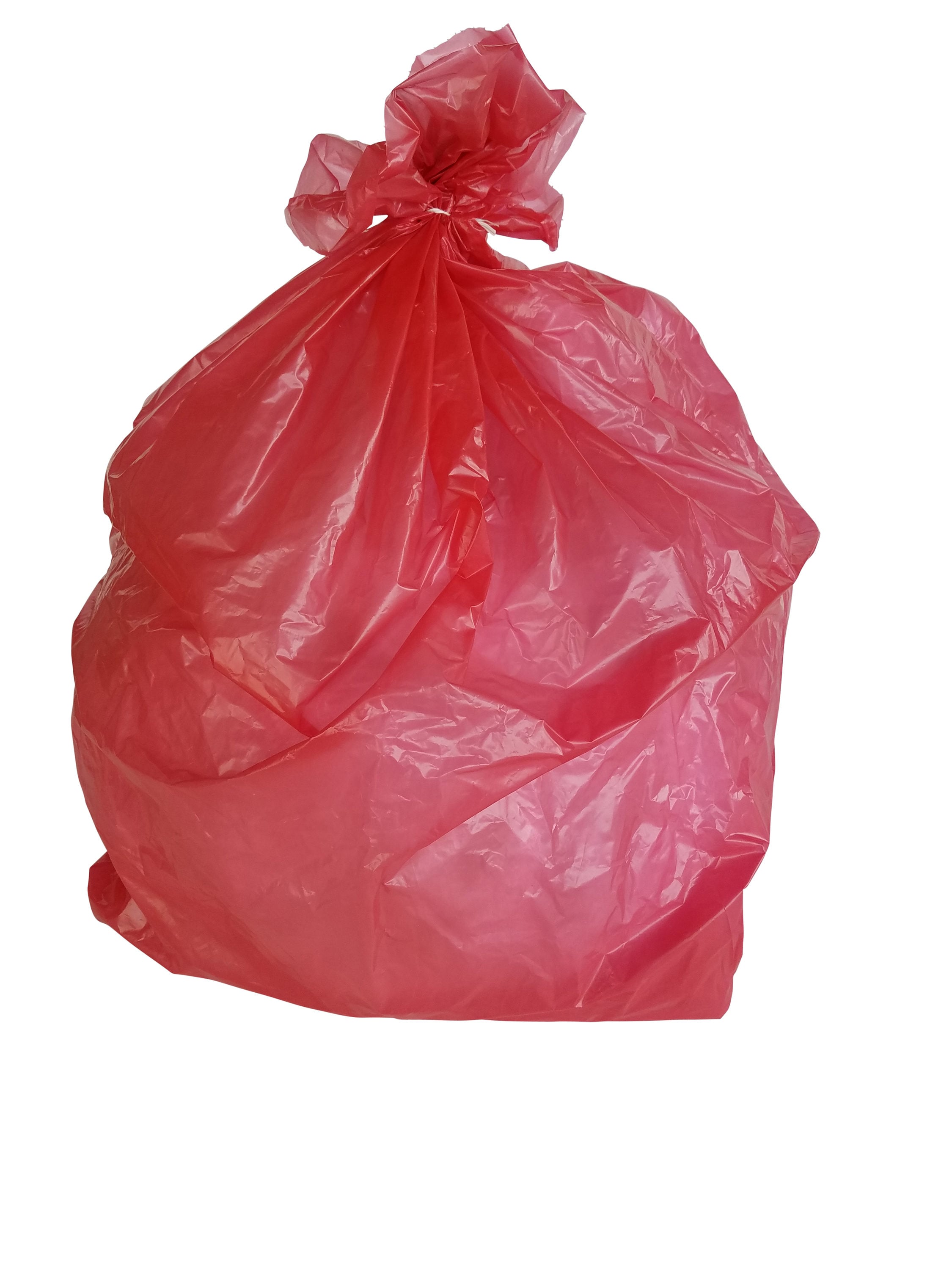 Durable Facilities Maintenance Quality Trash Bags (33 Gallon, RED) by Heath