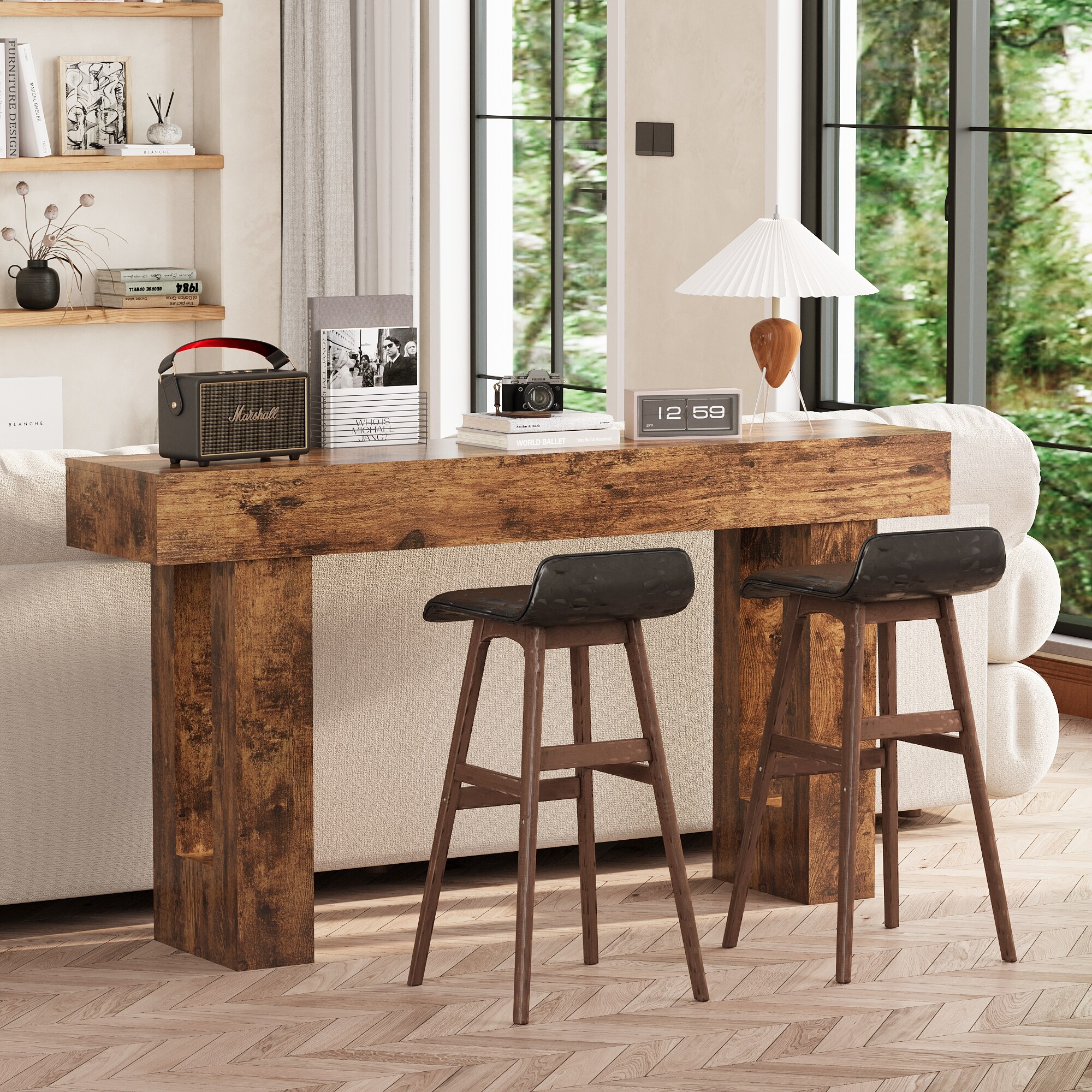 LOVMOR F-CONSOLETABLE-BROWN Console-Sofa-Tables - View #6