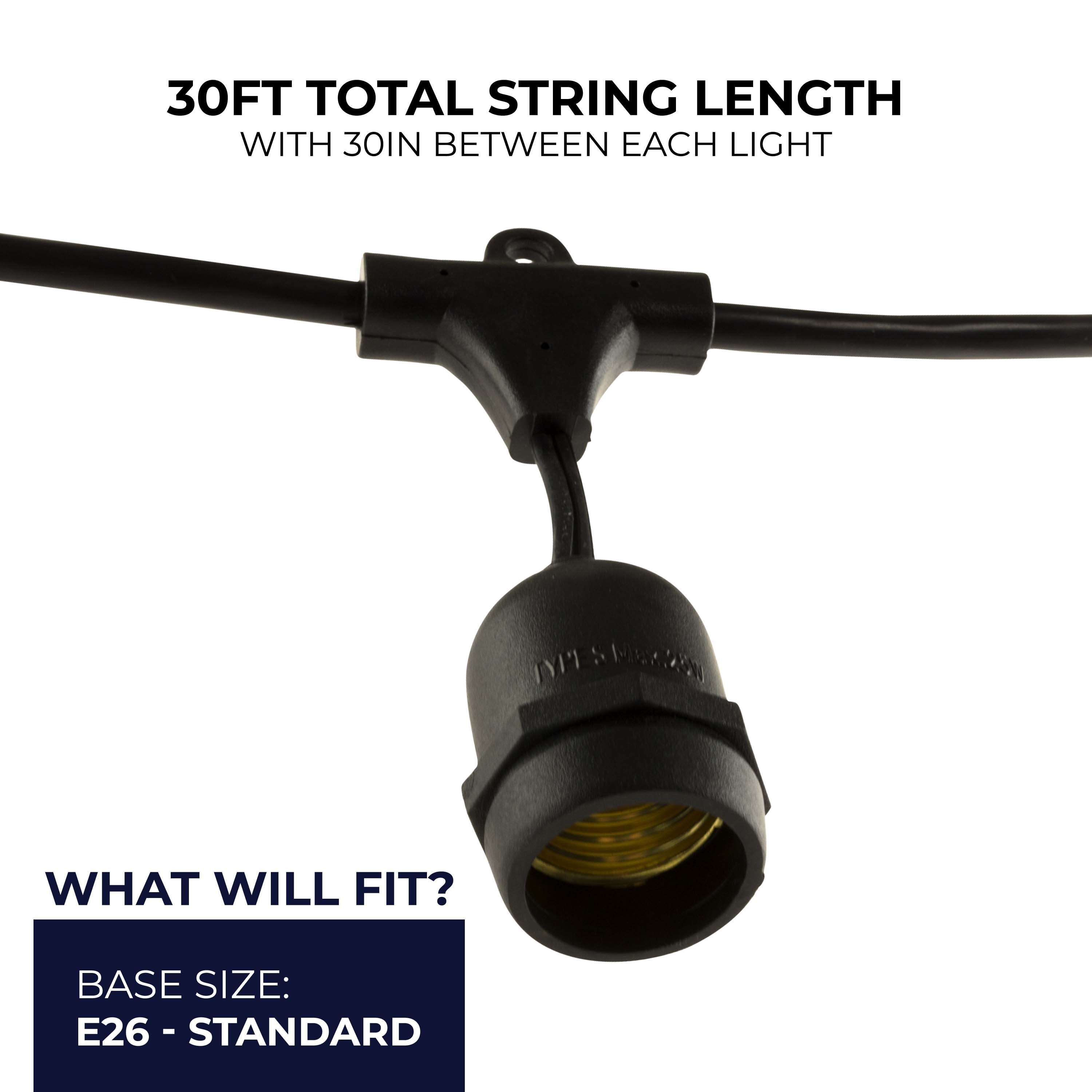 Bulbrite 812300 Patio-String-Lights - View #6