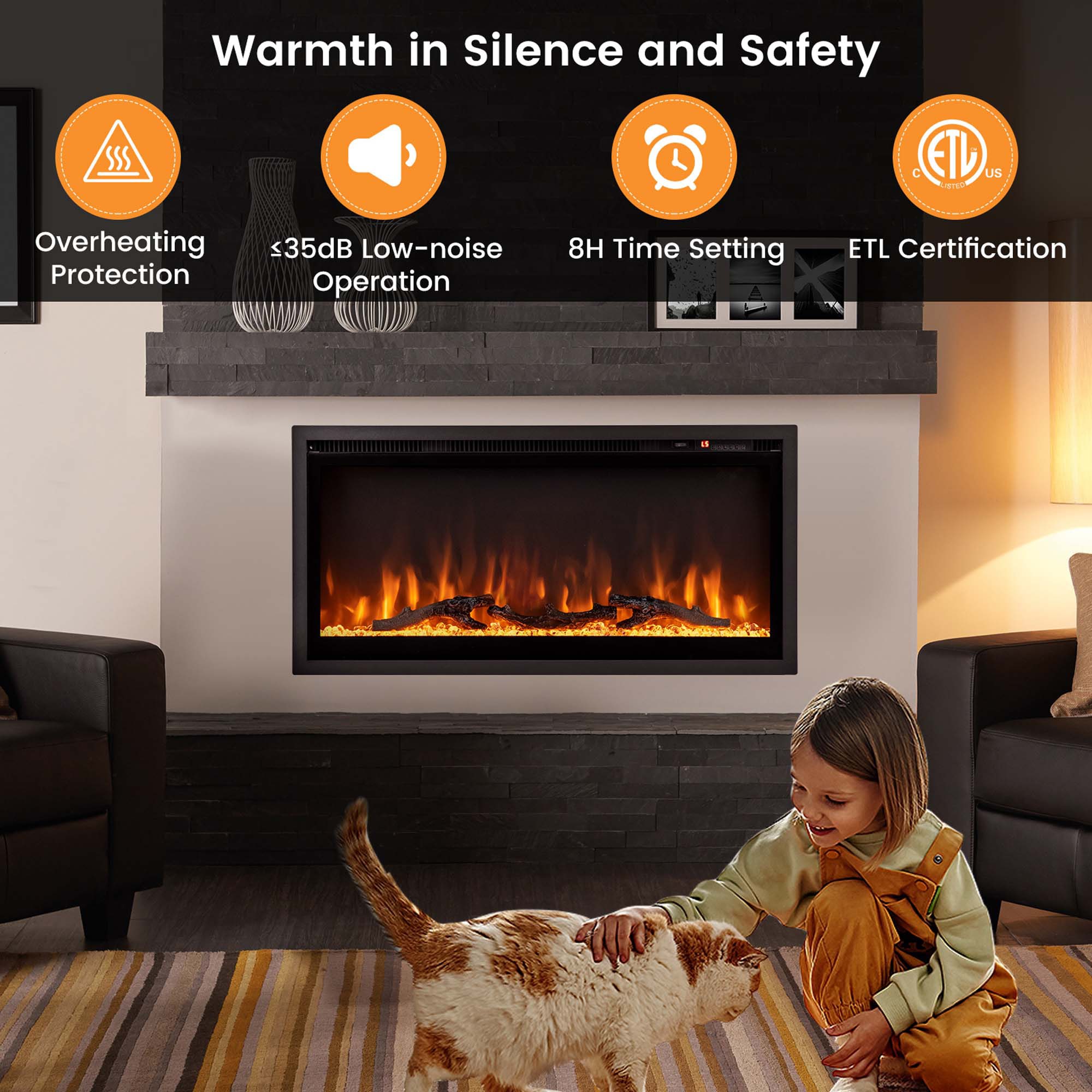 Goplus FP10530US-36 Electric-Fireplaces - View #9
