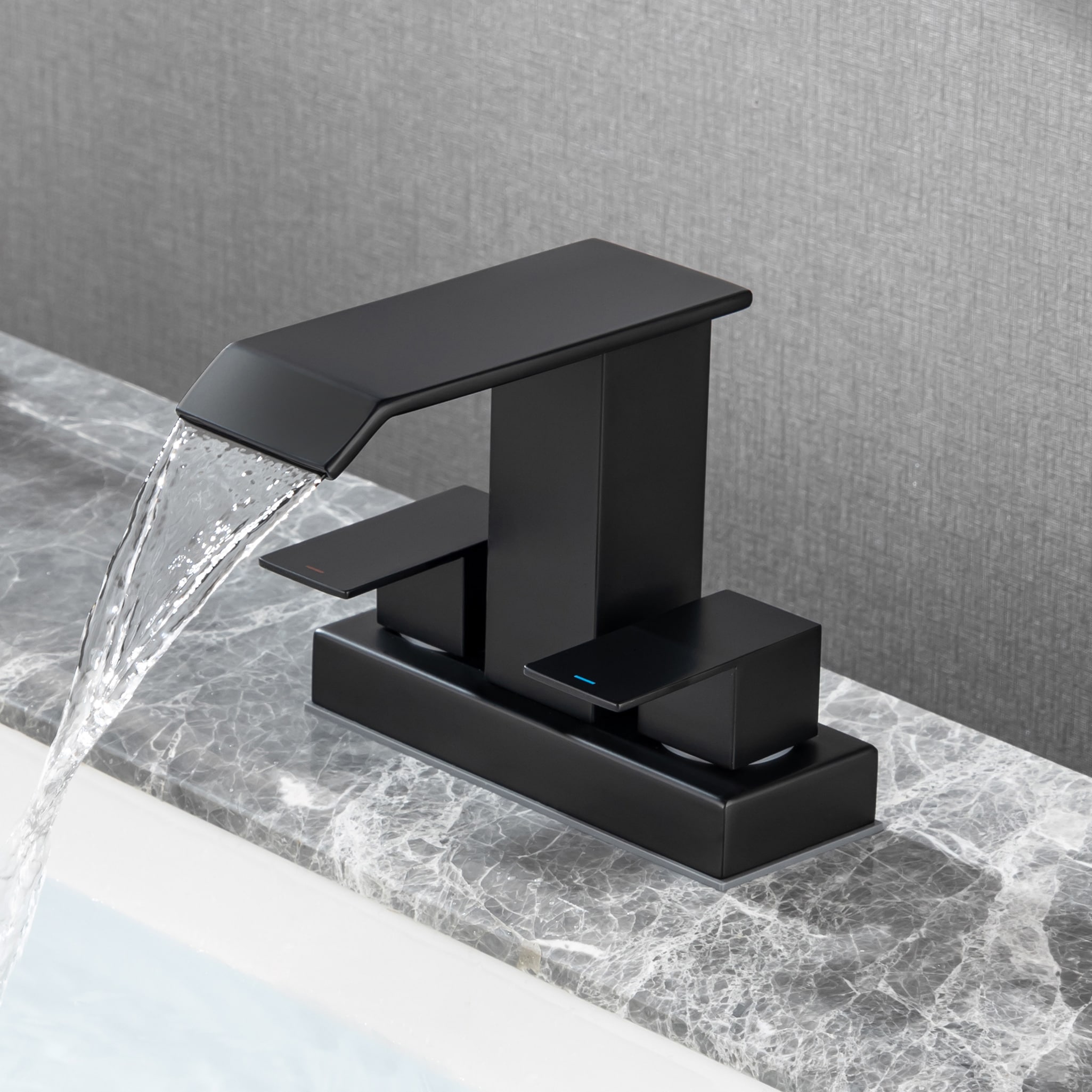 Rainlex Centerset Faucet 2-handle Bathroom Faucet with Drain Assembly #RX3017H