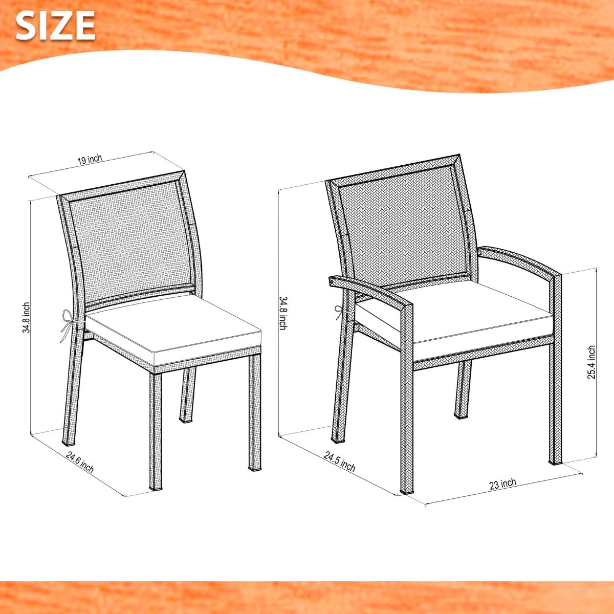 Amazonia PLI LIBER ARM4 Patio-Chairs - View #8