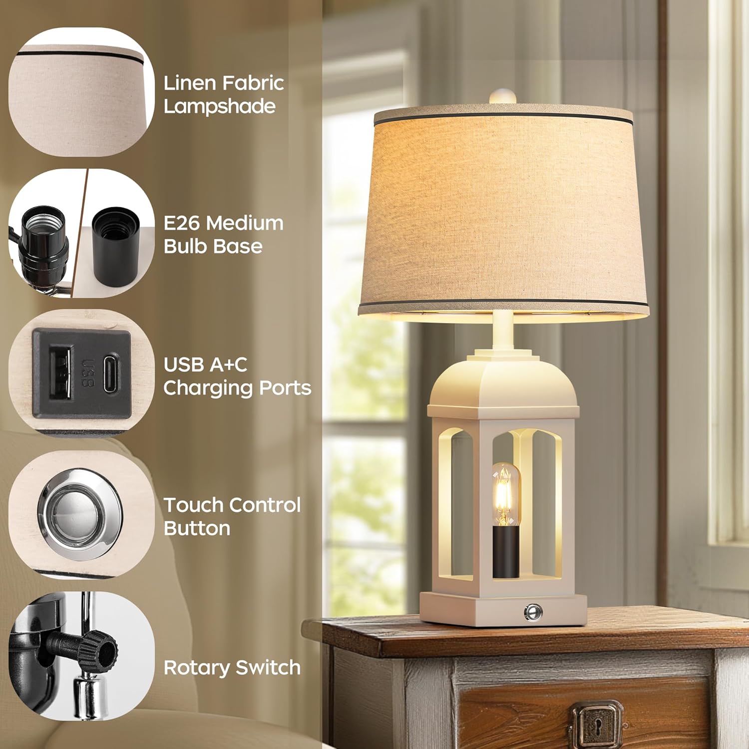 LOVMOR SF-Y-W3355P323263 Table-Lamps - View #2