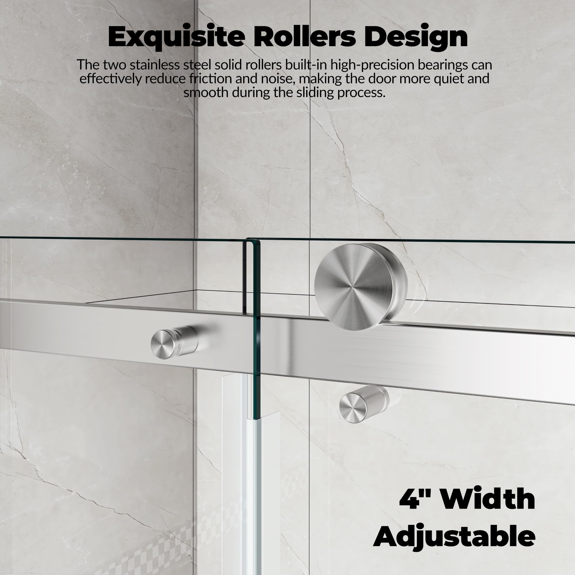IdealHouse CA7-4QLM-WWW Showerhead-Bar-Panels - View #3