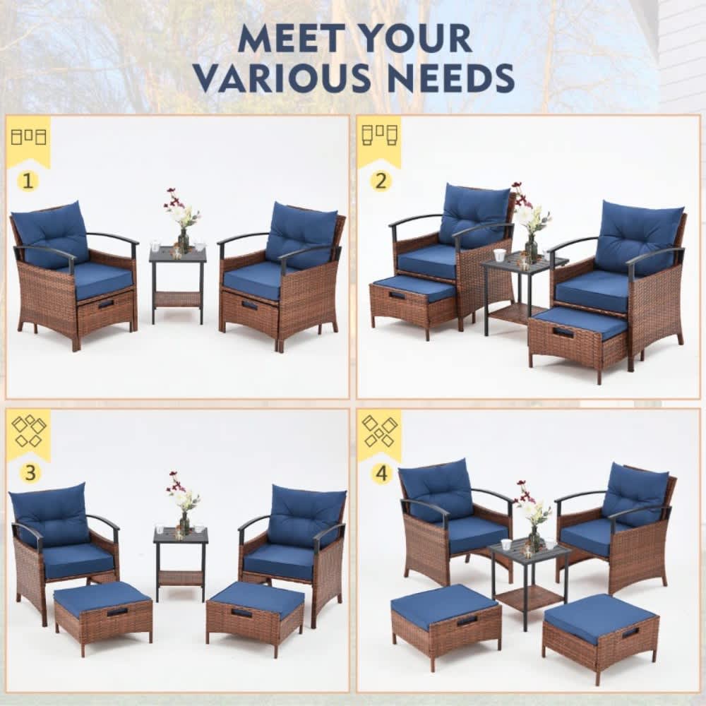 U-HOMY PTG-003SG-WS Patio-Conversation-Sets - View #5