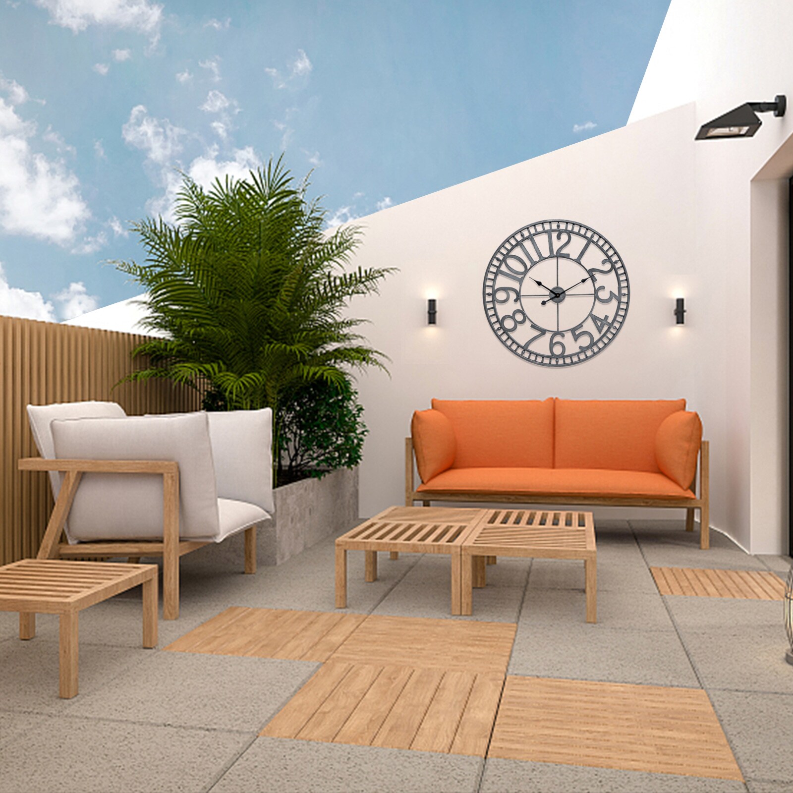 Utopia Alley CL0023PAGY014 Indoor-Outdoor-Clocks - View #3