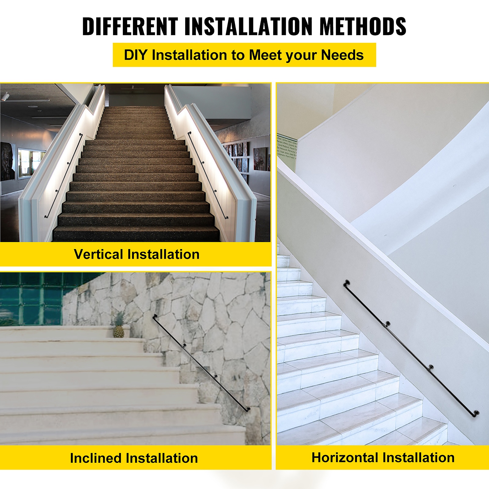 VEVOR TZBGSLTFSGYG86KXAV0 Interior-Stairpart-Railing - View #7