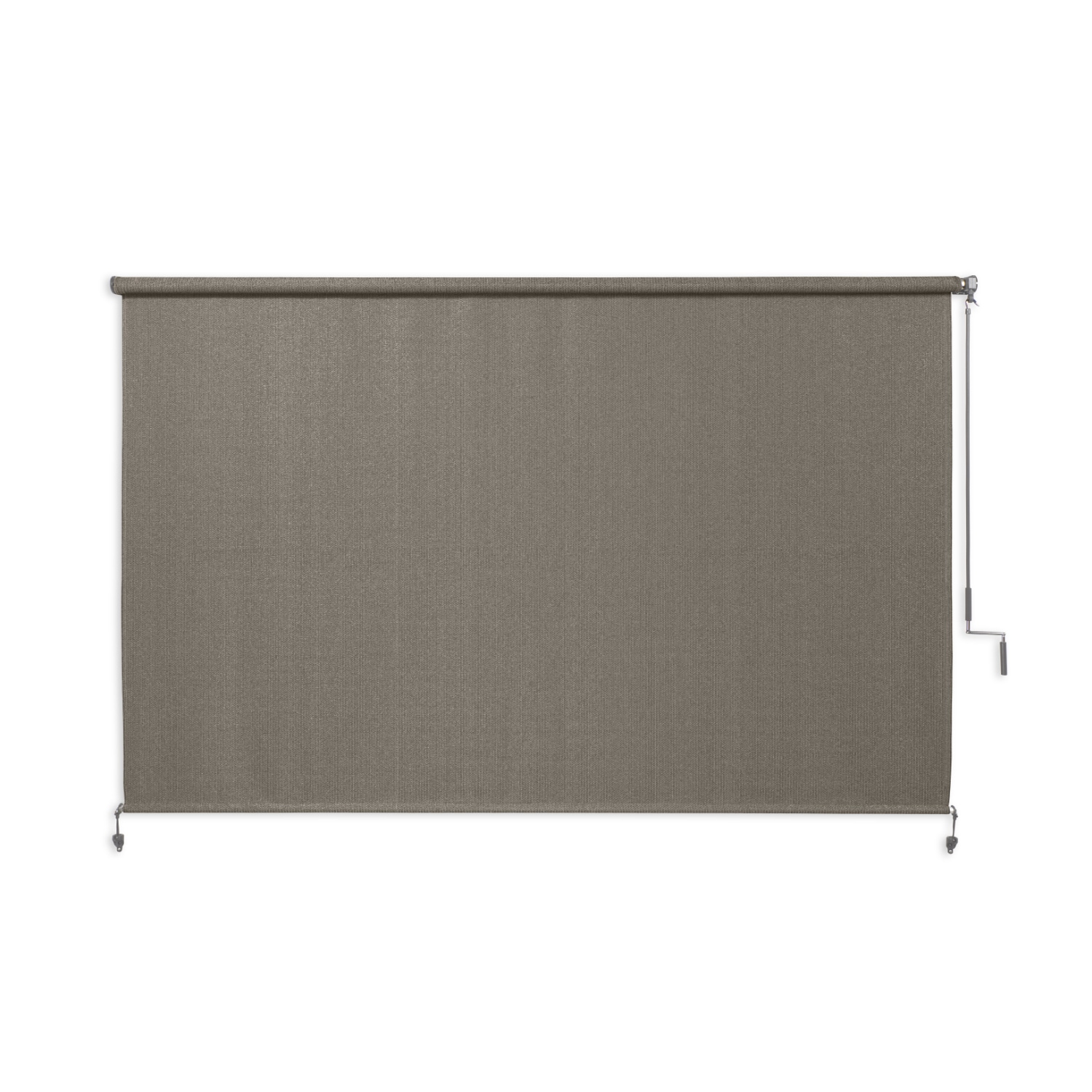 Coolaroo 507572 96-in x 84-in HeatShield Cappuccino Light Filtering Cordless Outdoor Roller shade