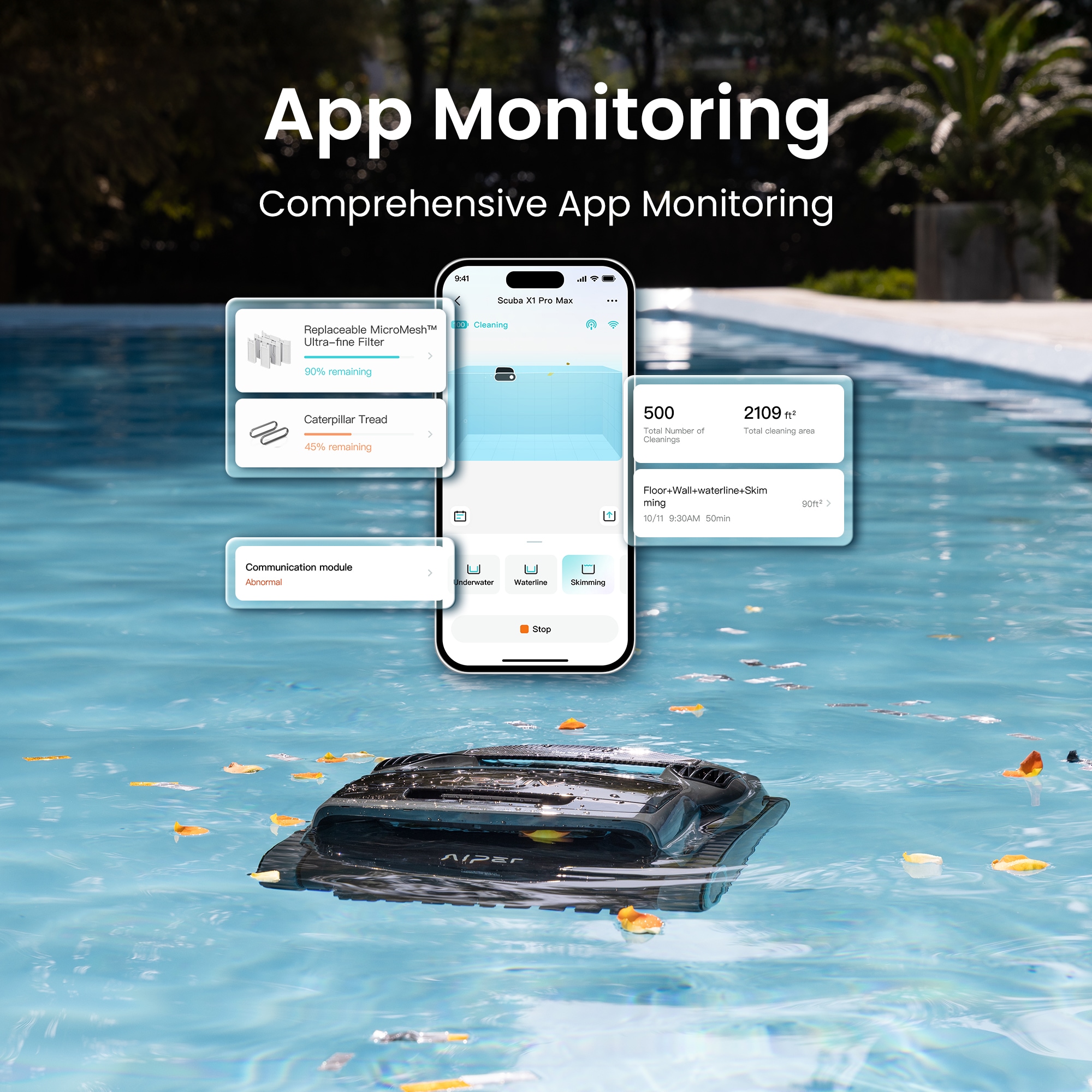 Aiper SCUBA X1 PRO MAX Pool-Vacuums - View #10