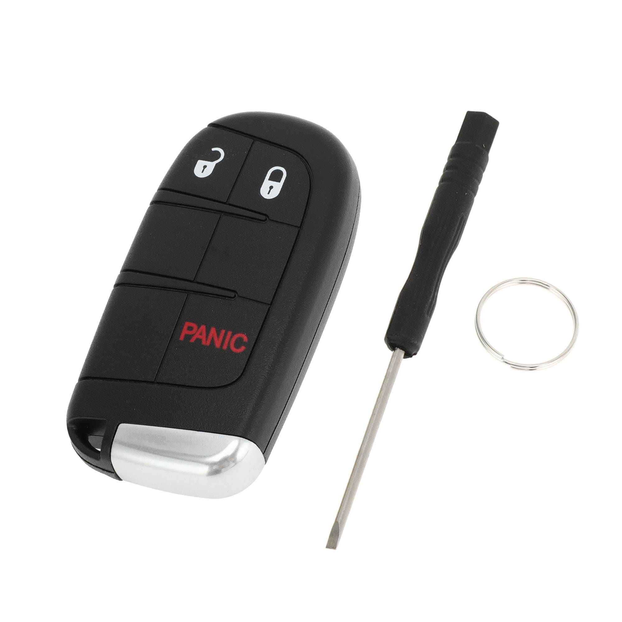 Unique Bargains Key Shell Case for Dodge Charger 2011-2018 for Dodge Journey 2011-2018 Keyless Entry Remote Key Fob Replacement Case 3 Button M3N-40821302
