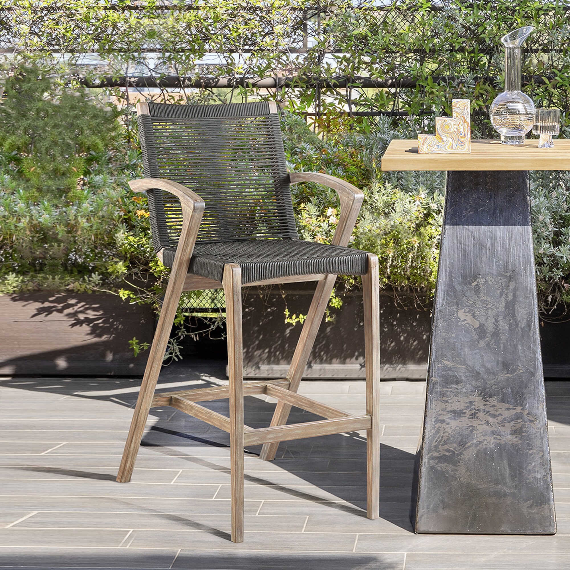 Armen Living LCBLBACH26 stools - View #4