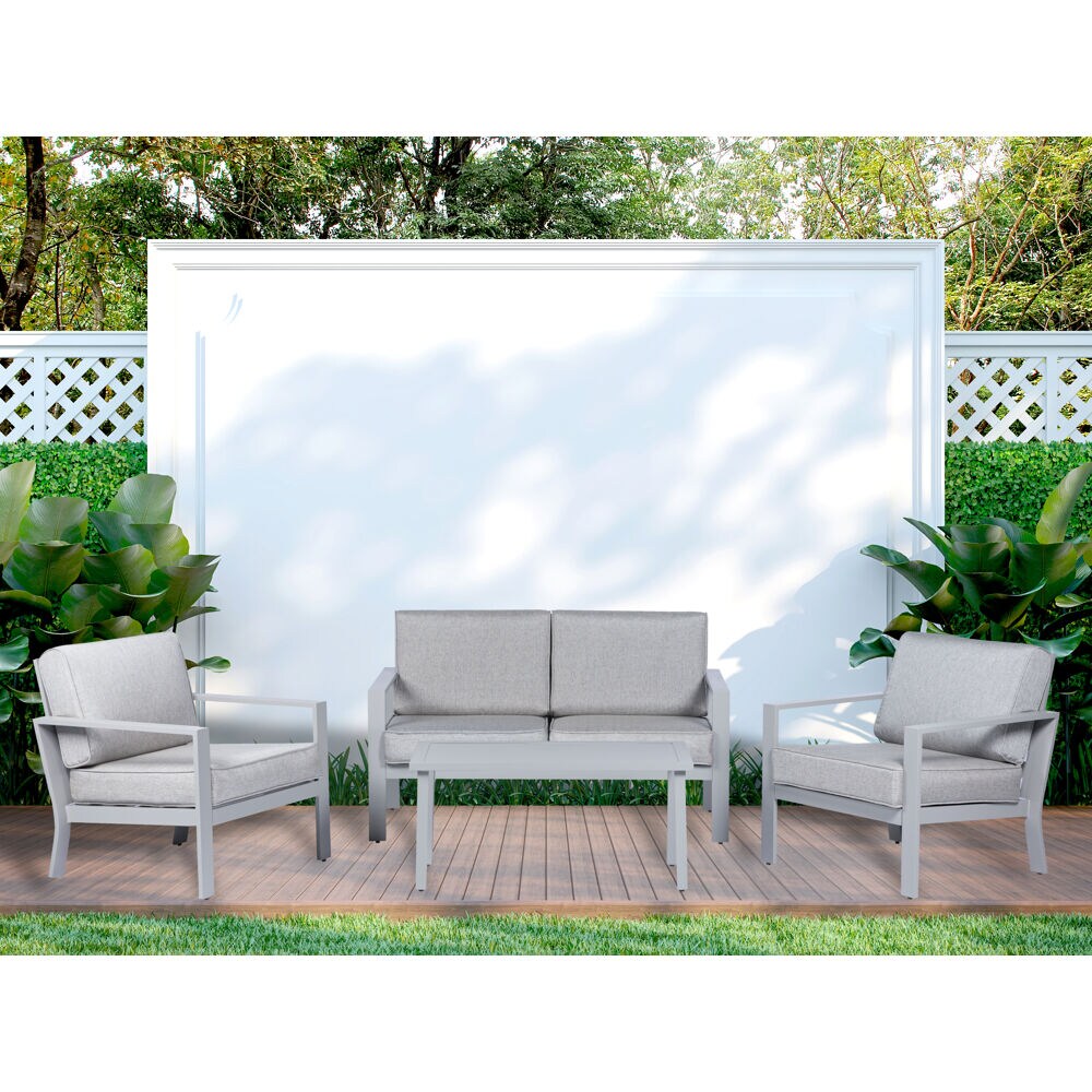 Mod Furniture KINS4PC-GRY Patio-Conversation-Sets - View #5