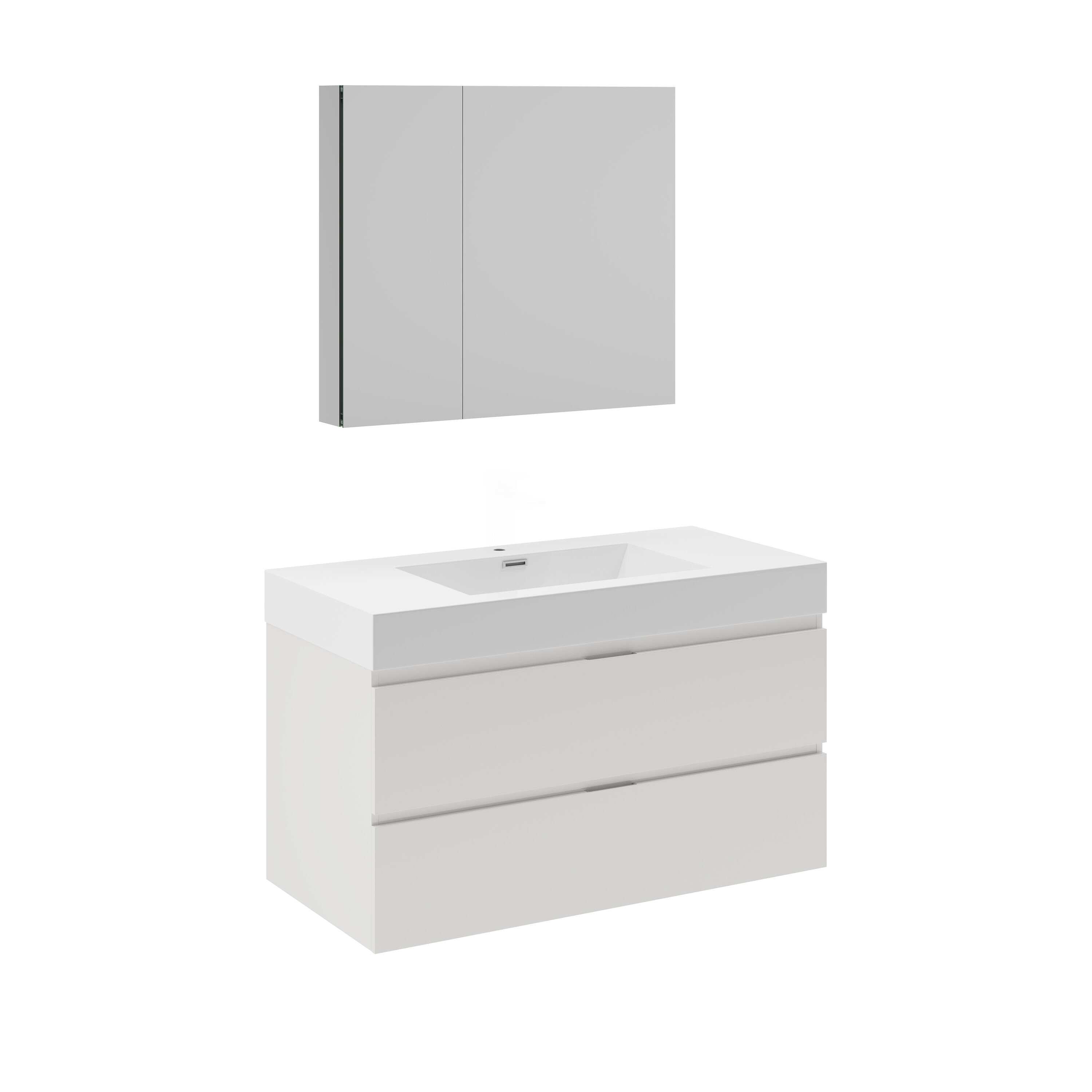 Fresca FVN8342WH Bath-Vanity-Combo - View #2