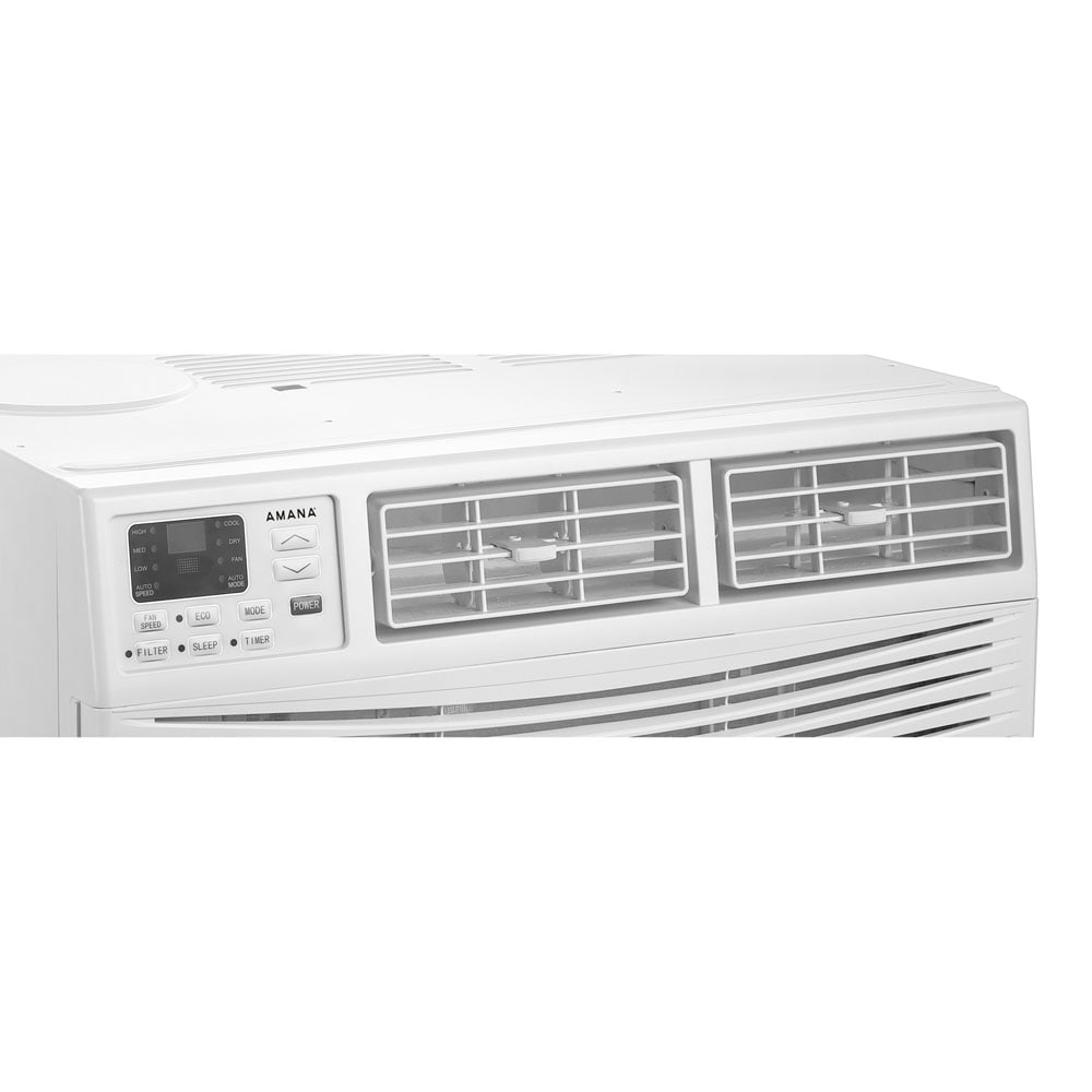 Basics Window Mounted Air Conditioner with Remote Cools 250 Square  Feet, 6000 BTU, Energy Star, White