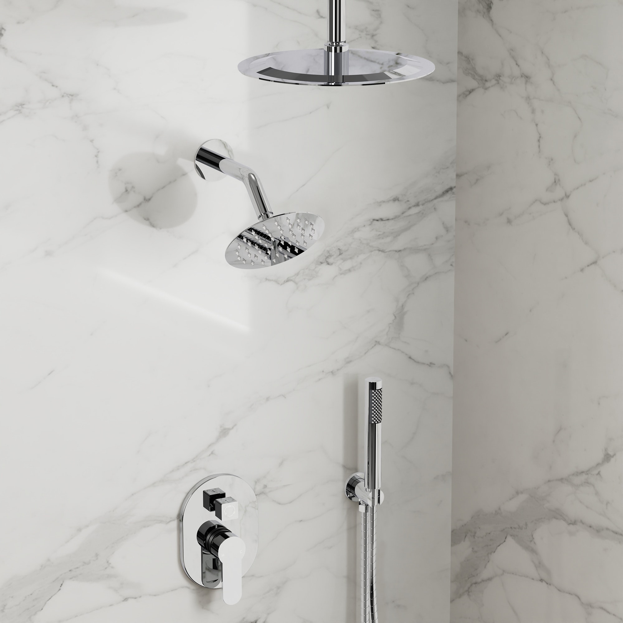 GRANDJOY FL23668-OR Tub-Shower-Faucets - View #2