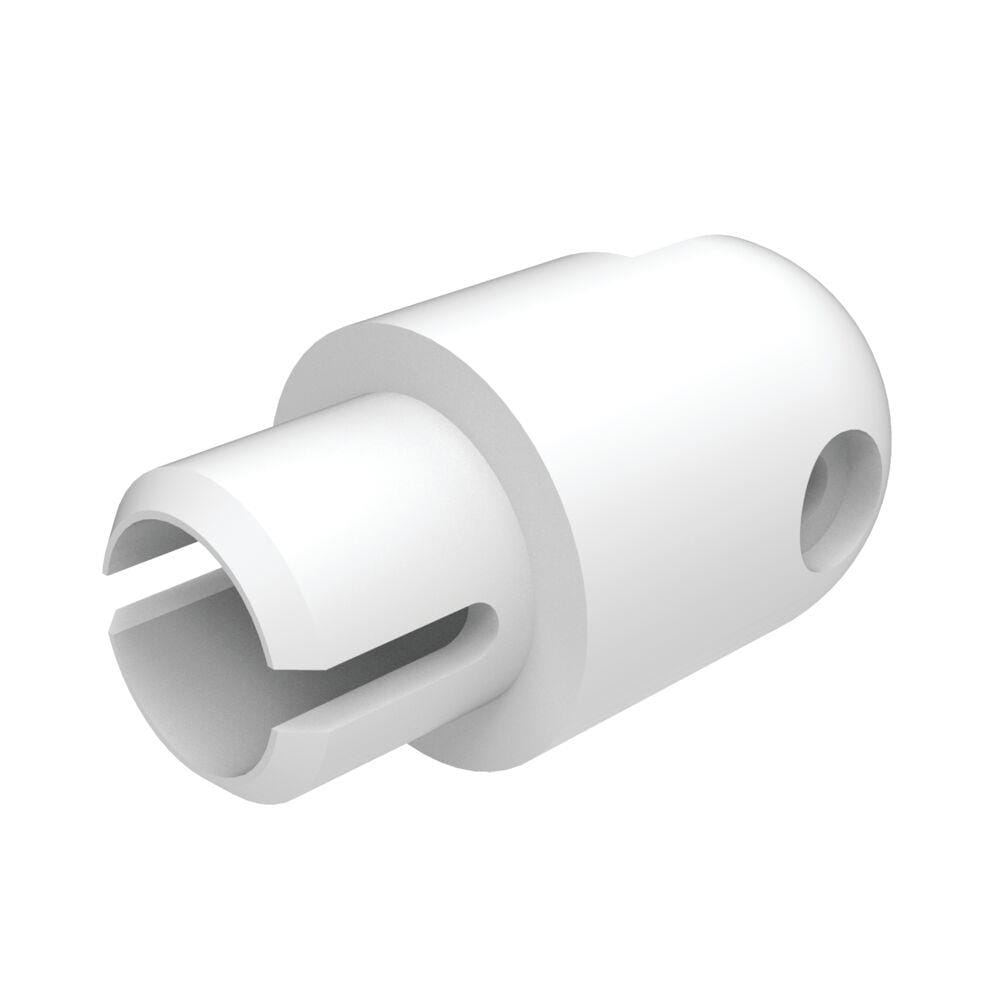 Freedom 73019167 3.75-in x 3.75-in White Aluminum Line connector
