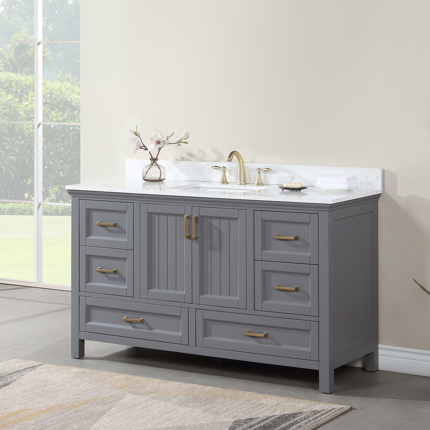 Altair 538060S-GR-AW-NM Bath-Vanity-Combo - View #6