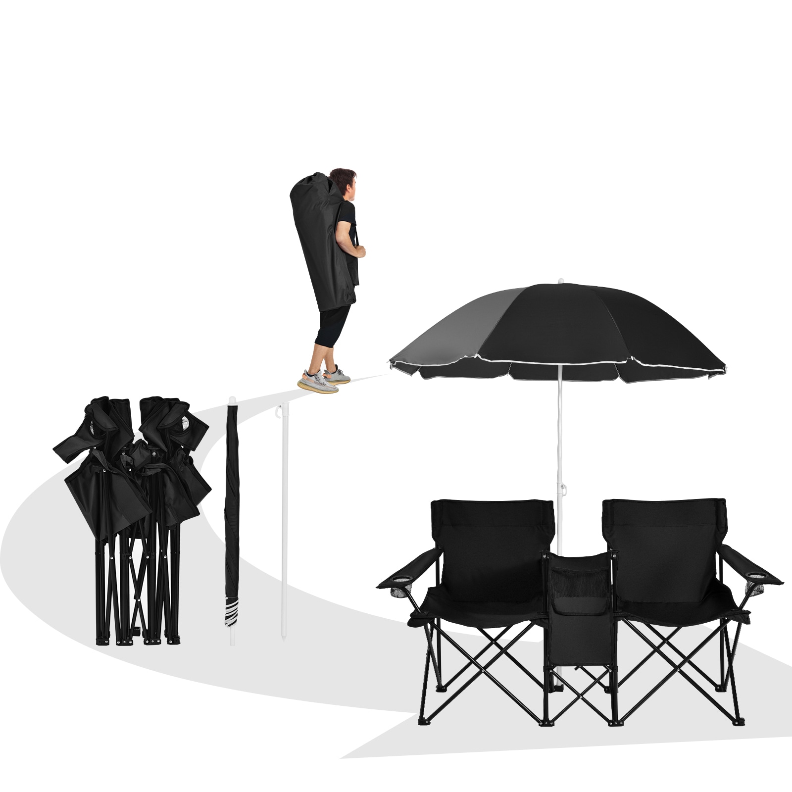 Costway OP70621DK Patio-Chairs - View #2