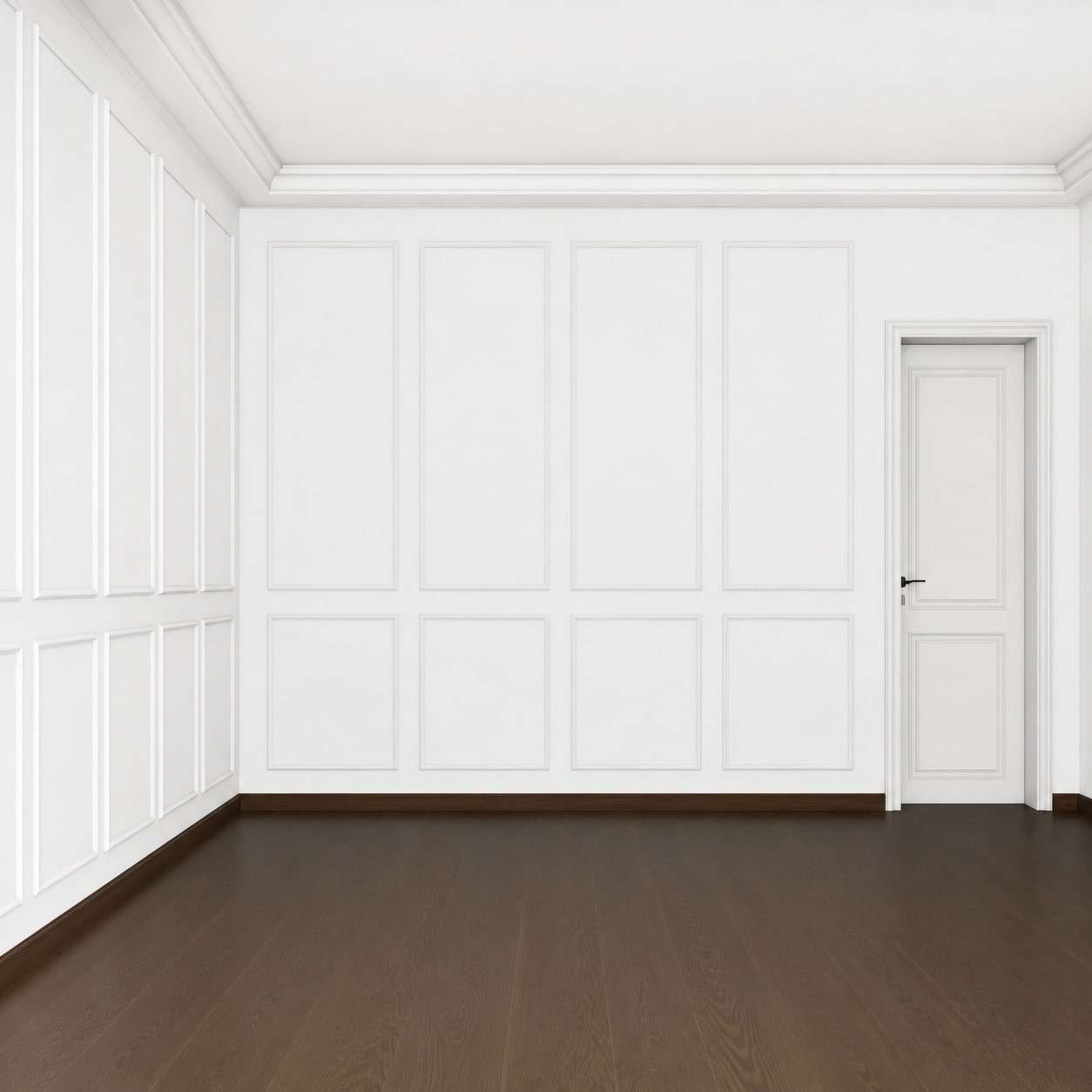 Aoibox  Peel and Stick 3D Accent Wall Molding Panel Kit 24 x 54 in Pre Cut Interior Decor Trim 10 Panels per Set