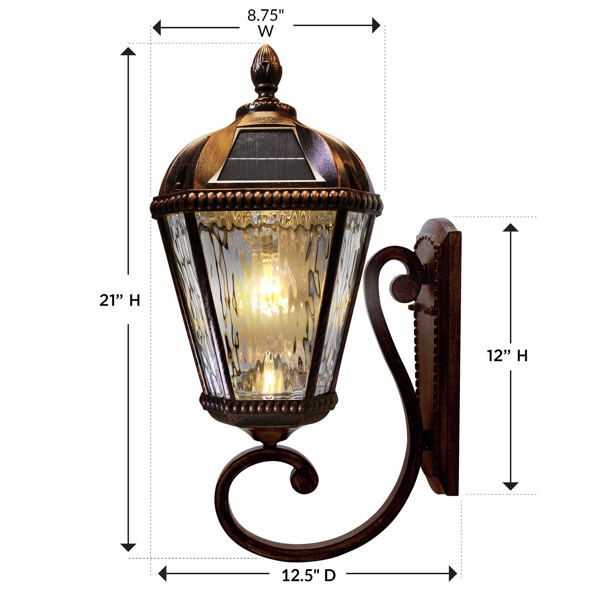 Gama Sonic GS-98B-W-BB Outdoor-Wall-Lighting - View #6
