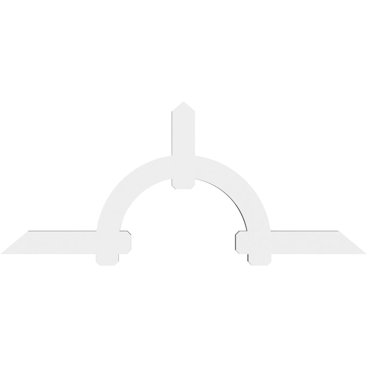 Ekena Millwork GBP096X40X0406ERI00 Exterior-Brackets-Braces - View #2