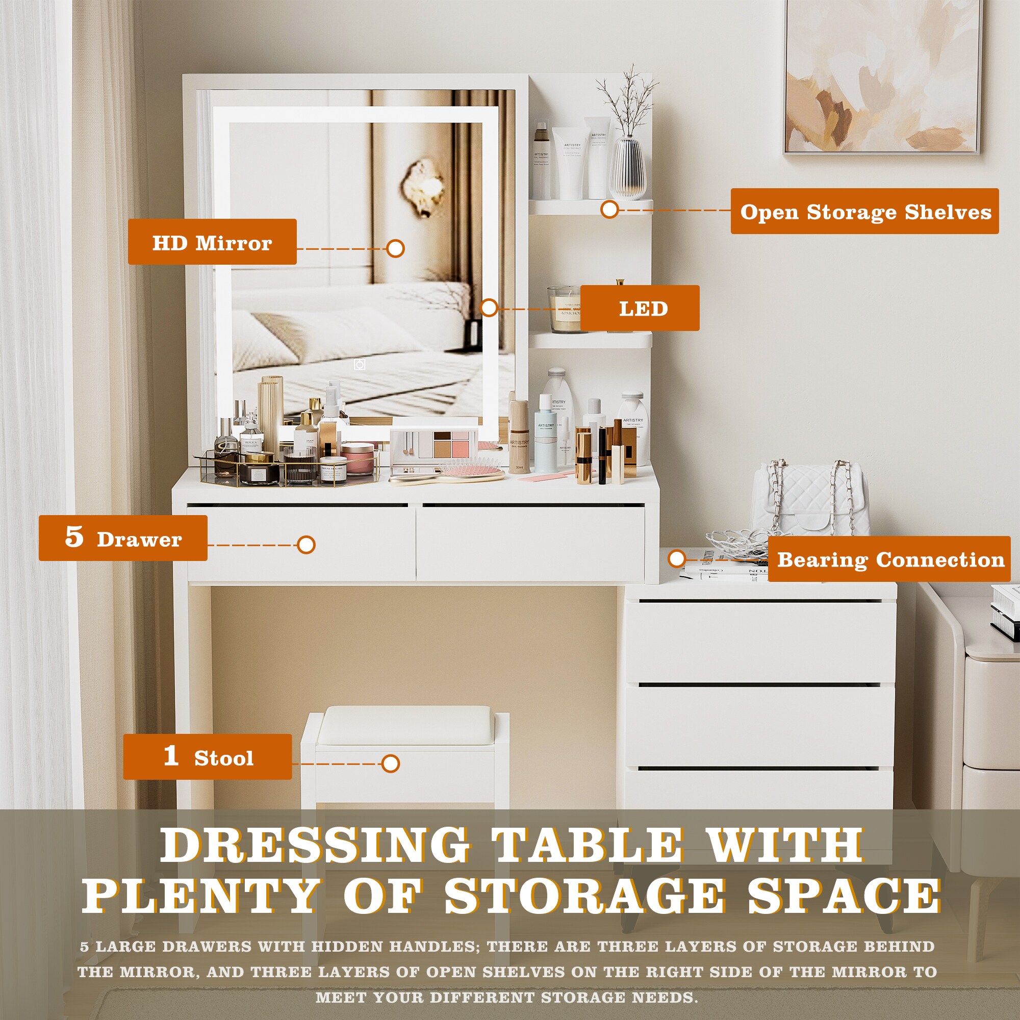 Poly furniture SZT-17 Bedroom-Vanities - View #3