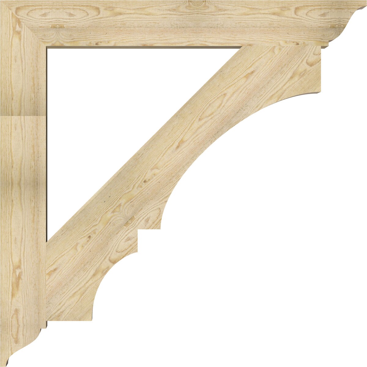 Ekena Millwork BKT06X48X48BOA01RDF Exterior-Brackets-Braces - View #3