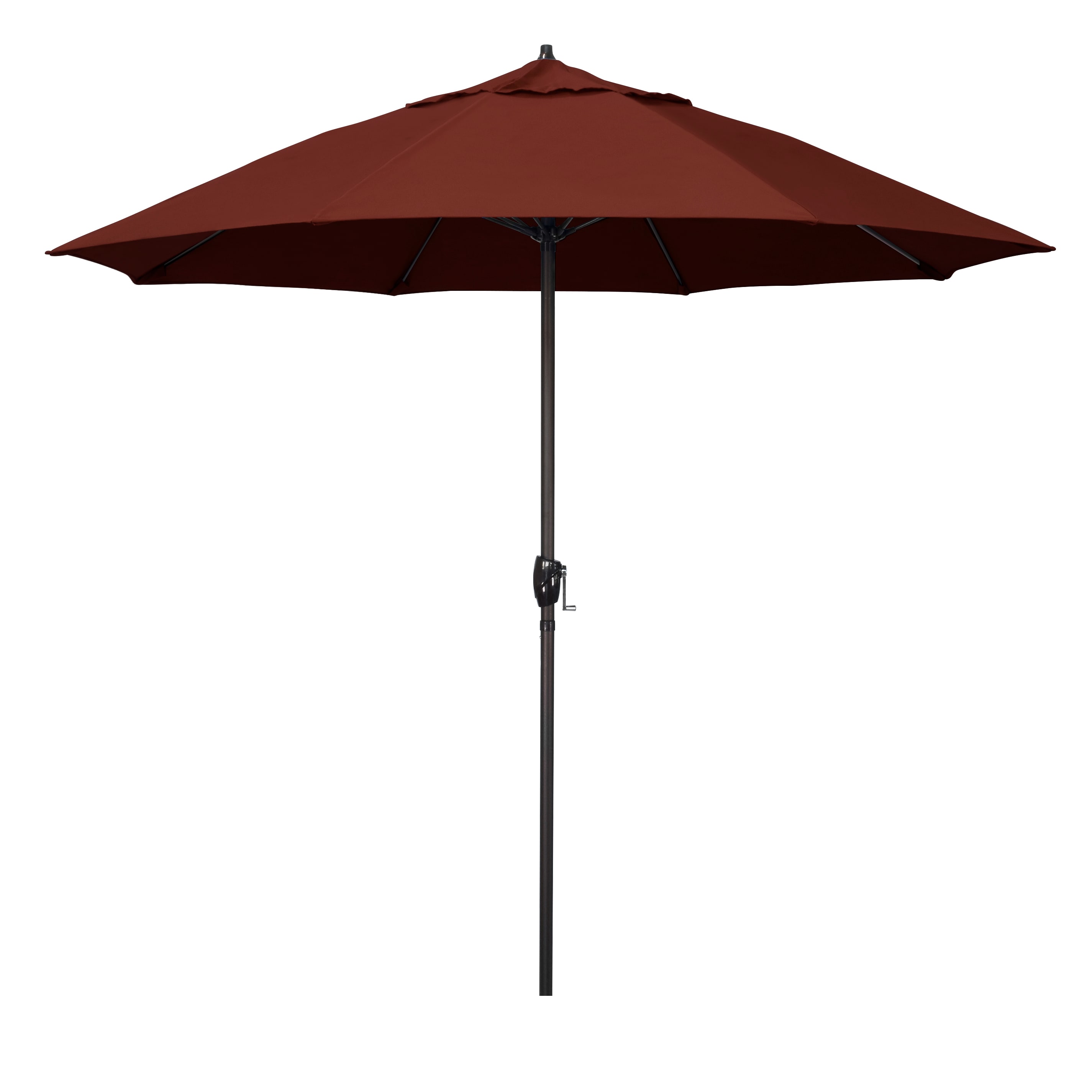 California Umbrella 194061958063 9-Feet Aluminum Red Market Patio Umbrella