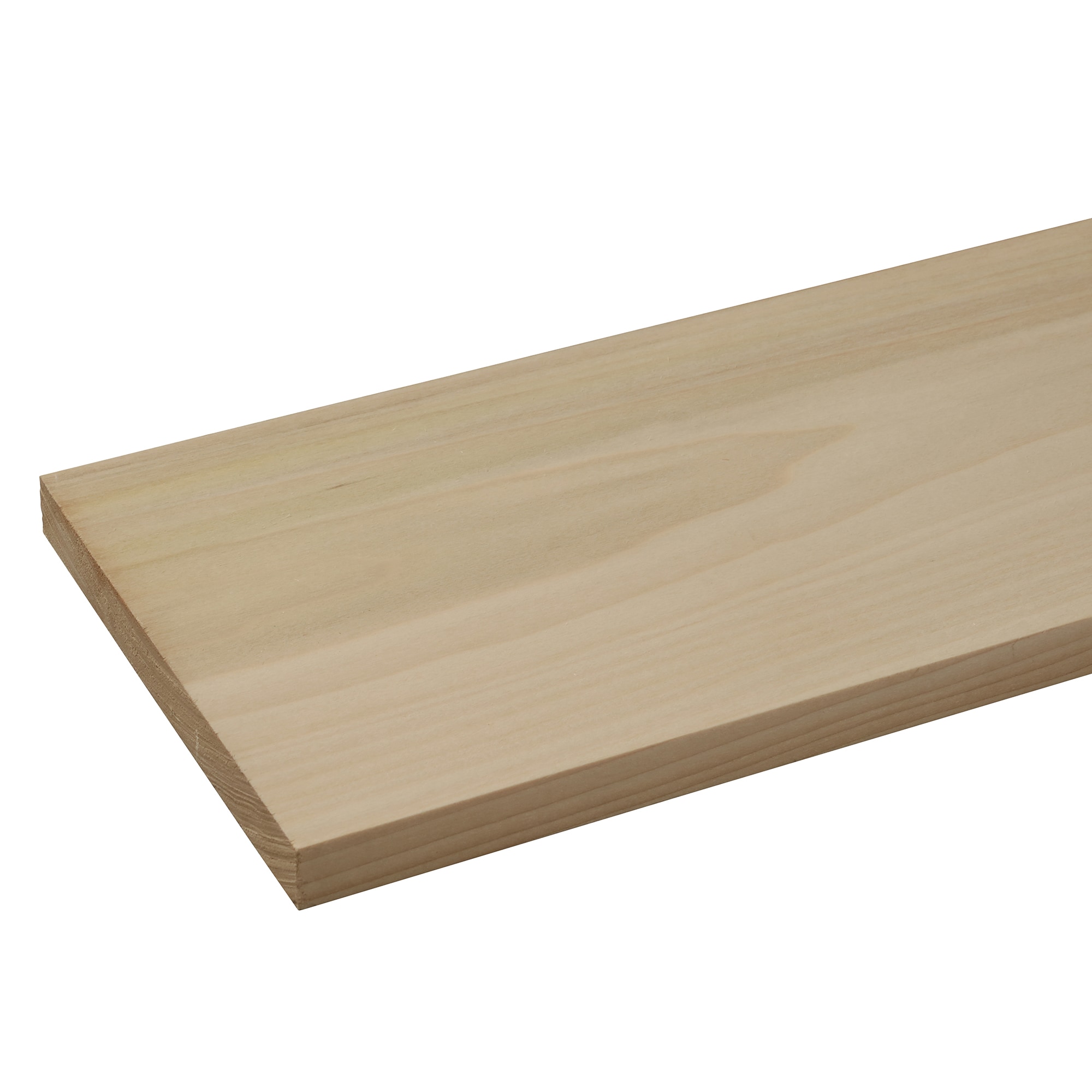 RELIABILT 1-in x 8-in x 12-ft S4S Poplar Common Hardwood Board in the ...