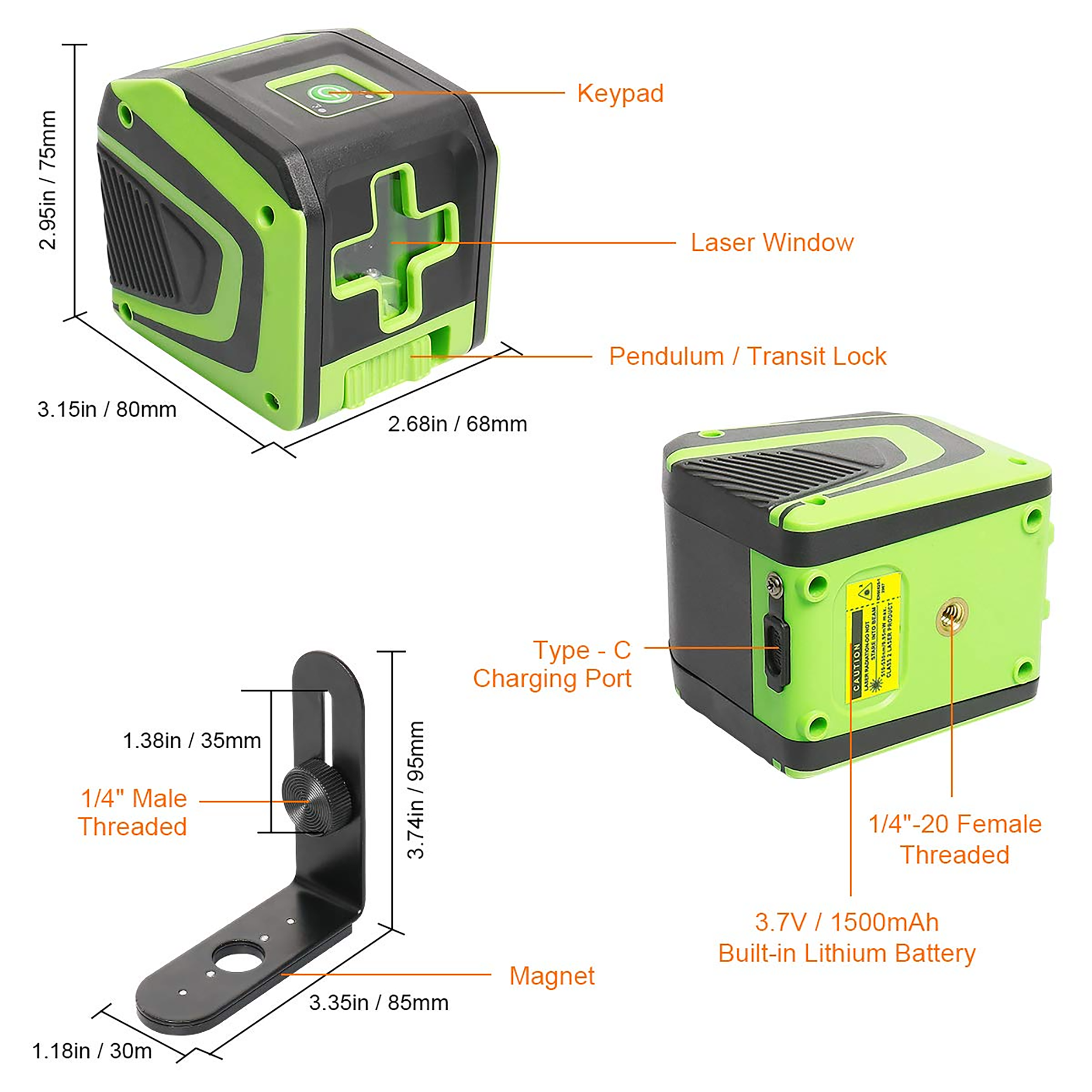Huepar 5011G Laser-Level - View #8