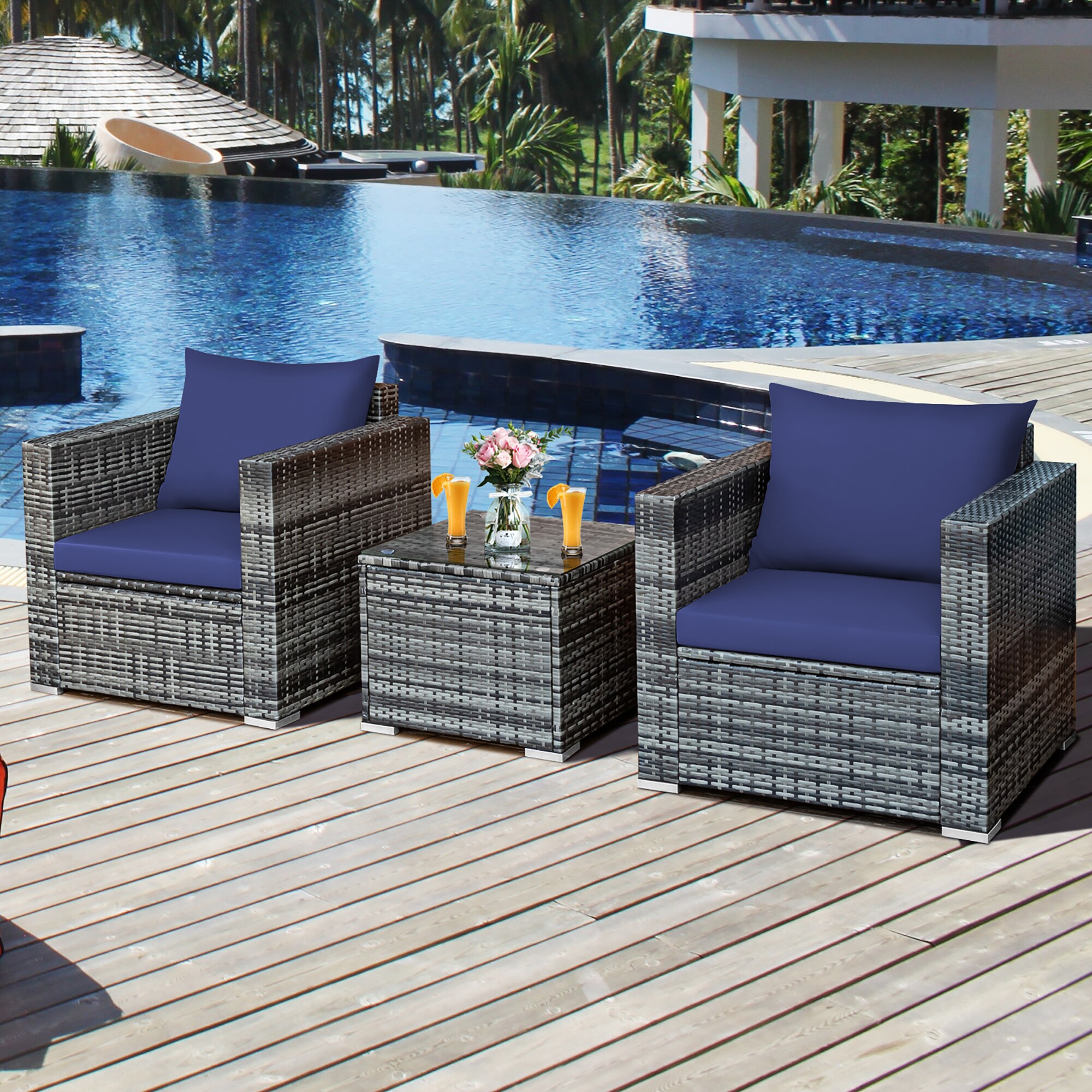 Costway HW66530NY Patio-Conversation-Sets - View #7